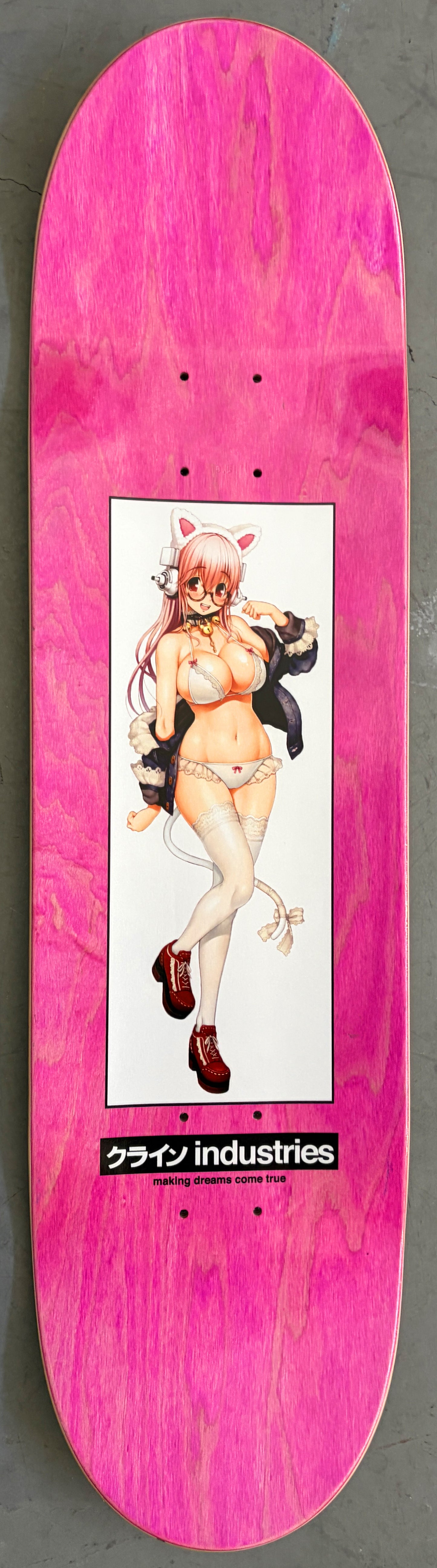 sonico cat girl 8.5 X 32.25 SPARKLE PEARL WHITE