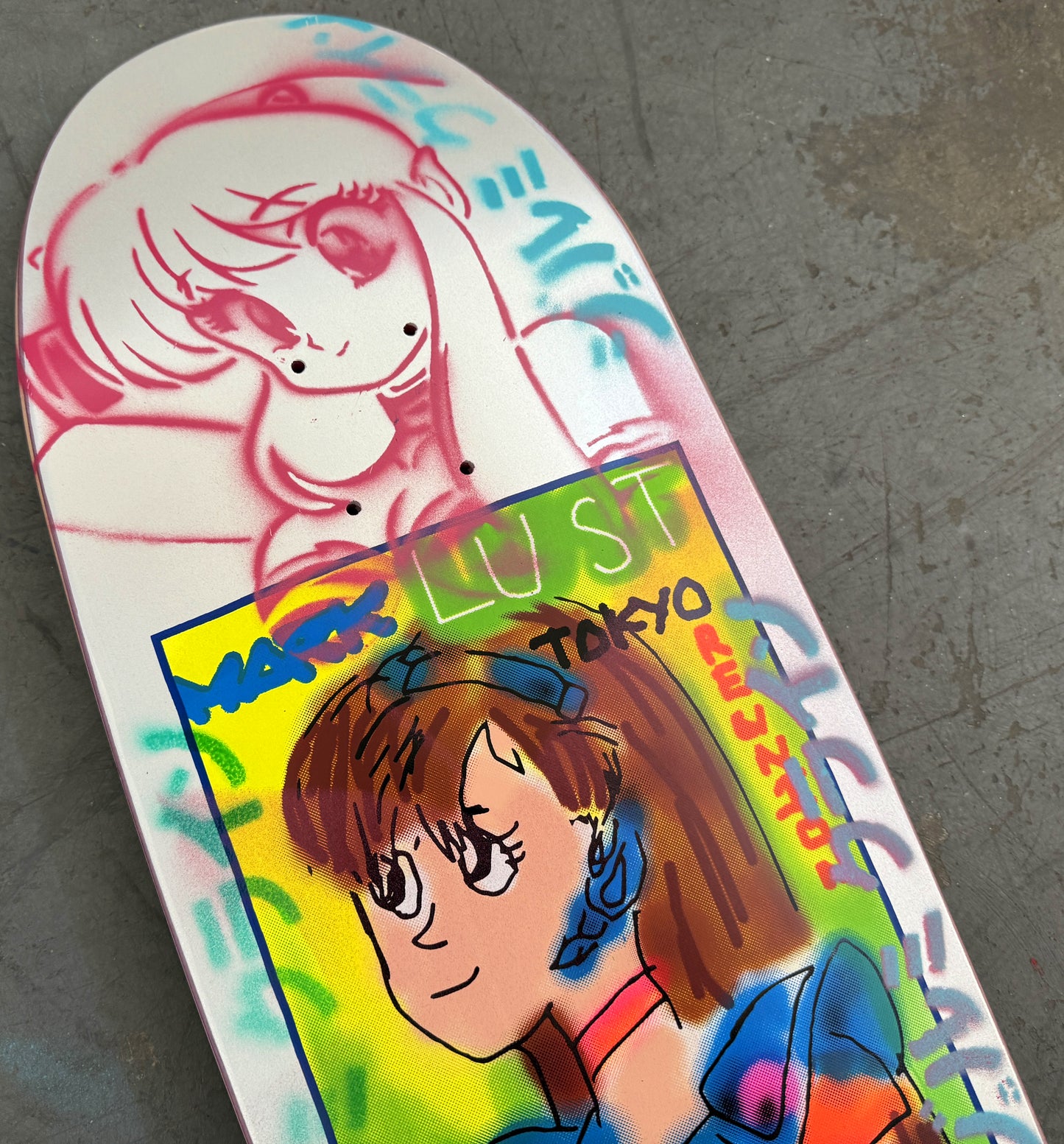 gonz dream girl PEARL WHITE/PINK 9.5 X 31.75 1 OF 1