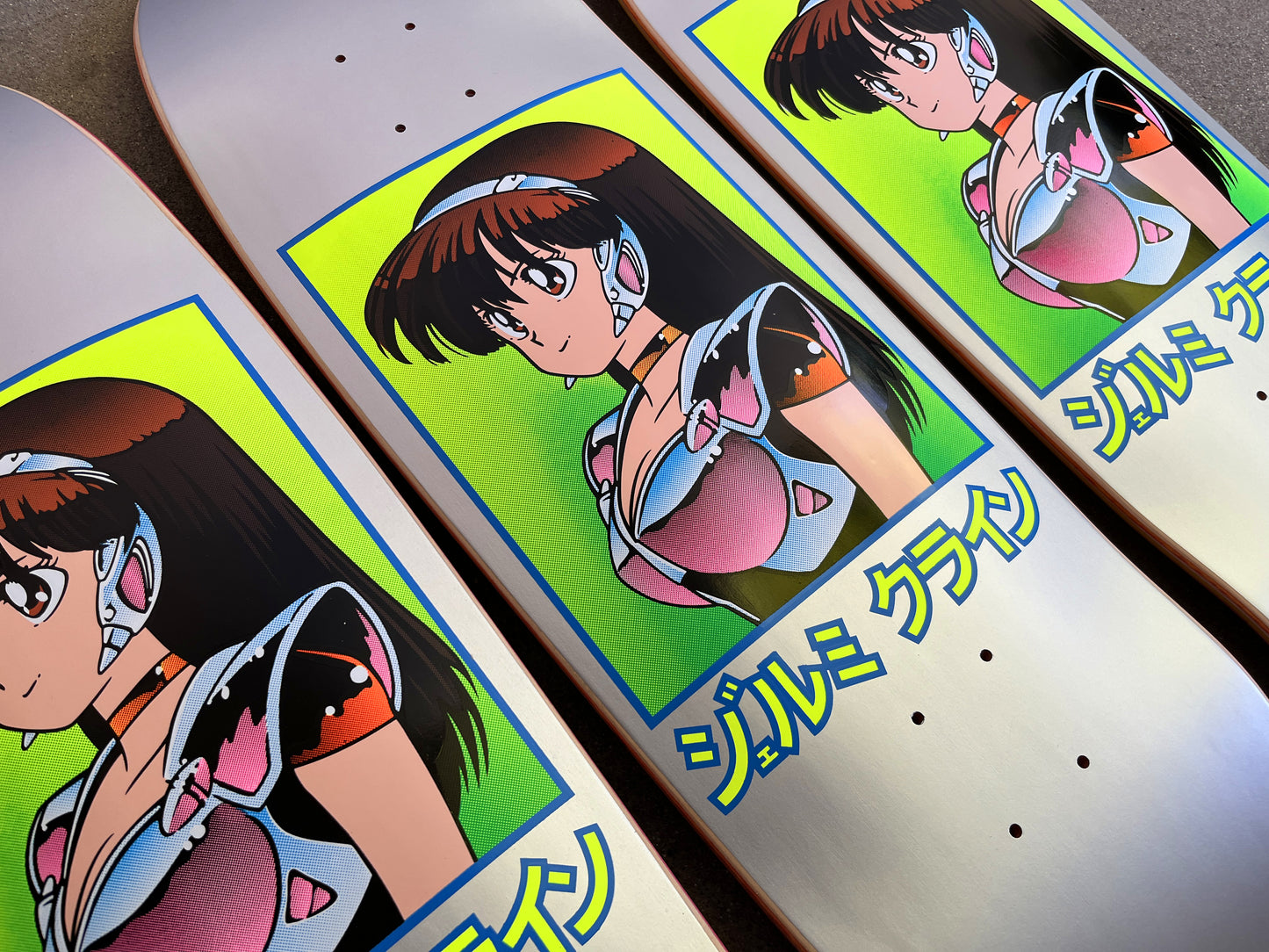 SIGNED dream girl board METALLIC SILVER original size 9.5 X 31.75