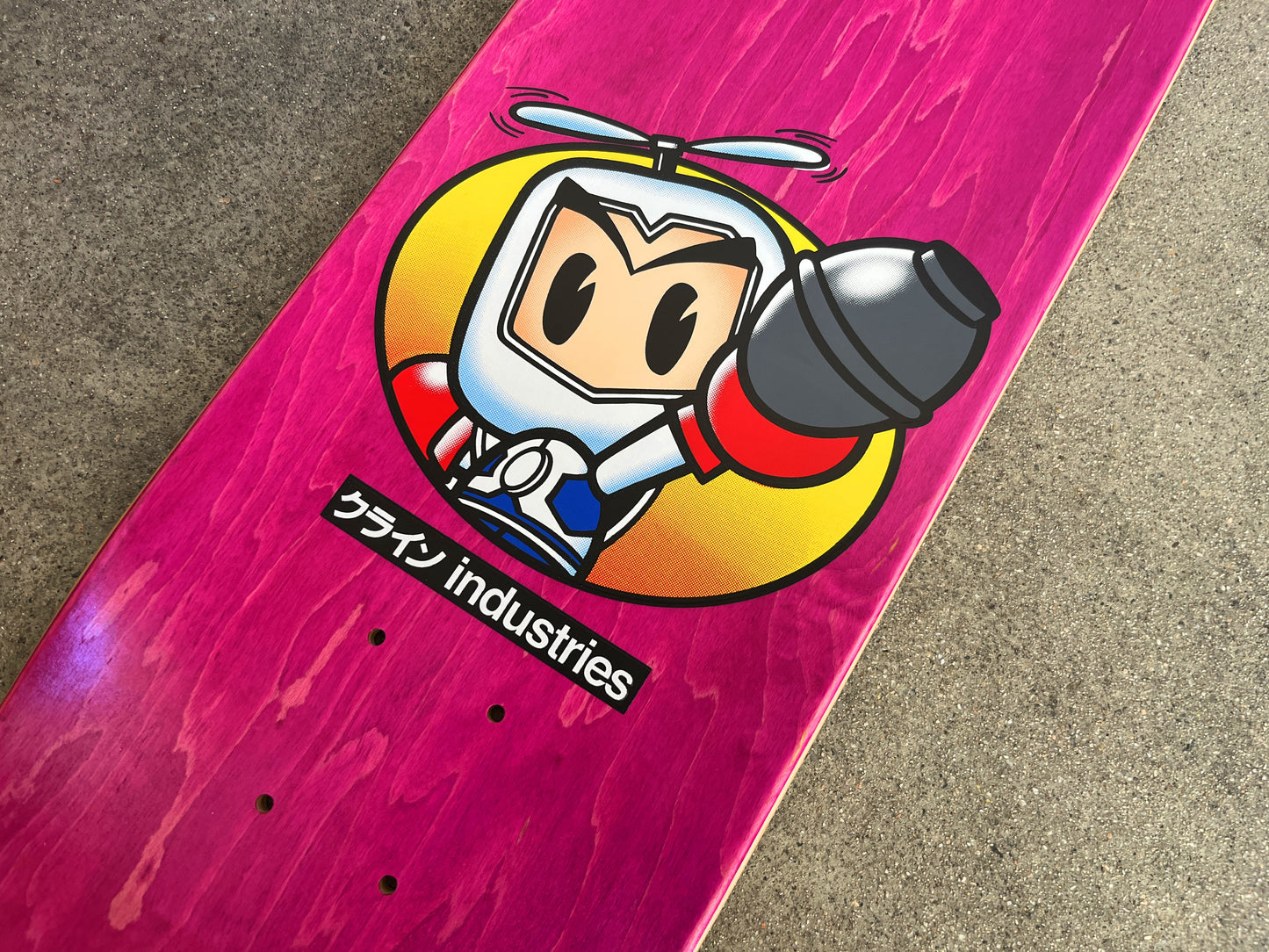 grenade man - 8.0 X 31.75 FLOURESCENT PINK