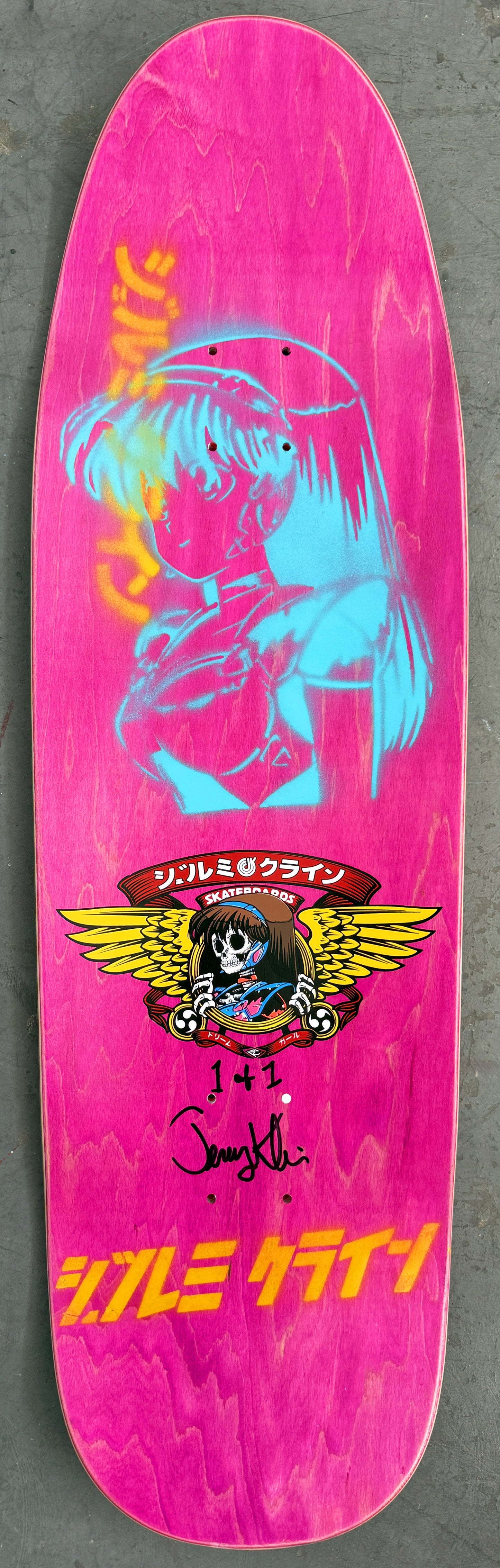 dream hawk FLOURESCENT PINK/BLACK/GOLD 9.5 X 31.75 1 OF 1
