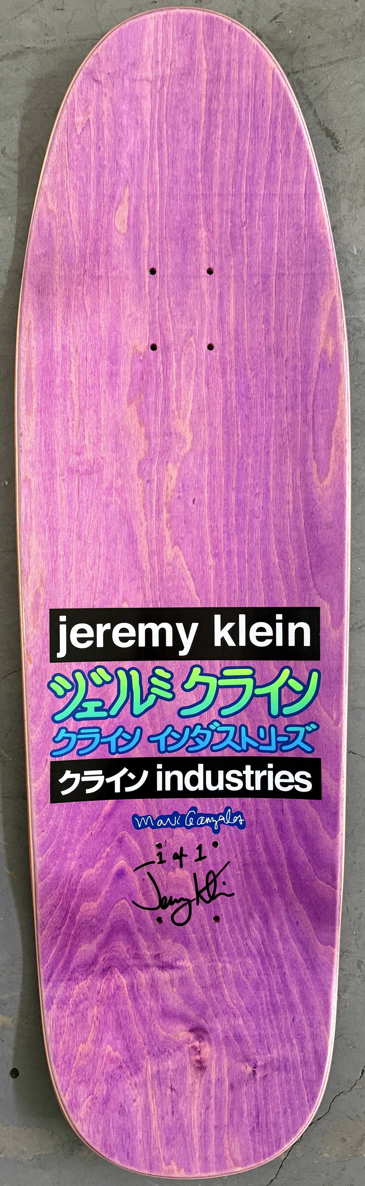 gonz dream girl PEARL WHITE/PURPLE 9.5 X 31.75 1 OF 1