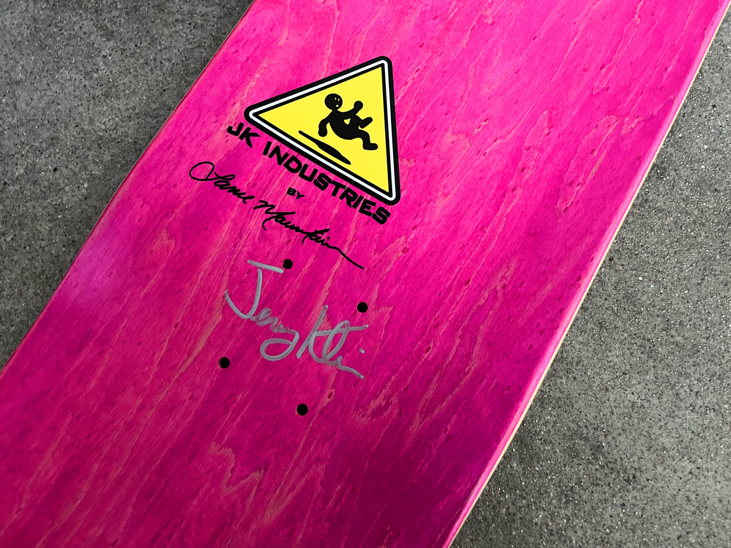 SIGNED BY LANCE black eye kid board by lance mountain 8.5 X 32.25
