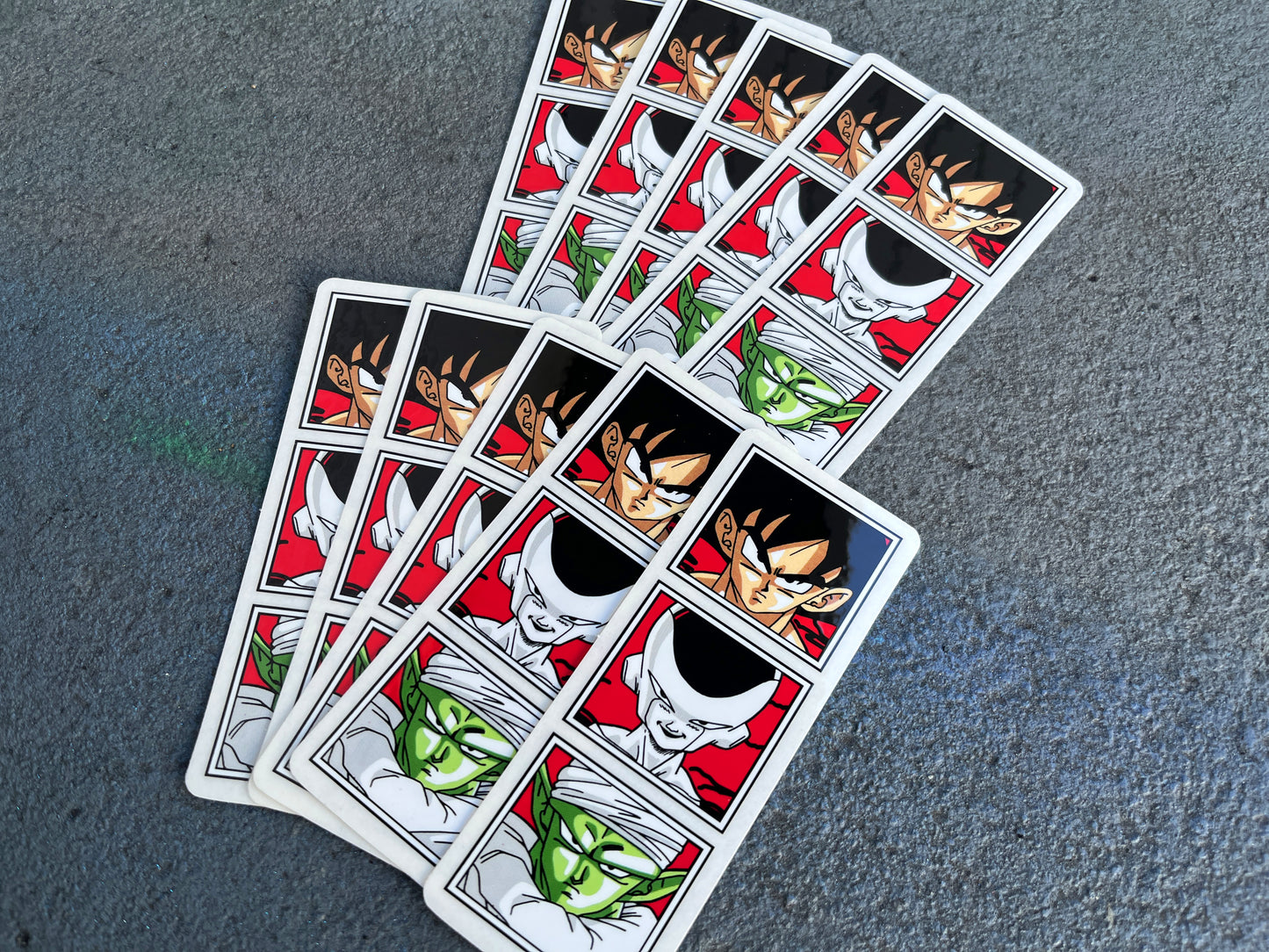 dbz 10 pack stickers