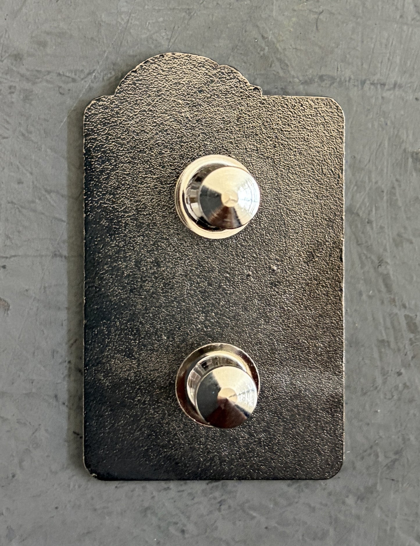 lum chan at the beach black nickel enamel pin