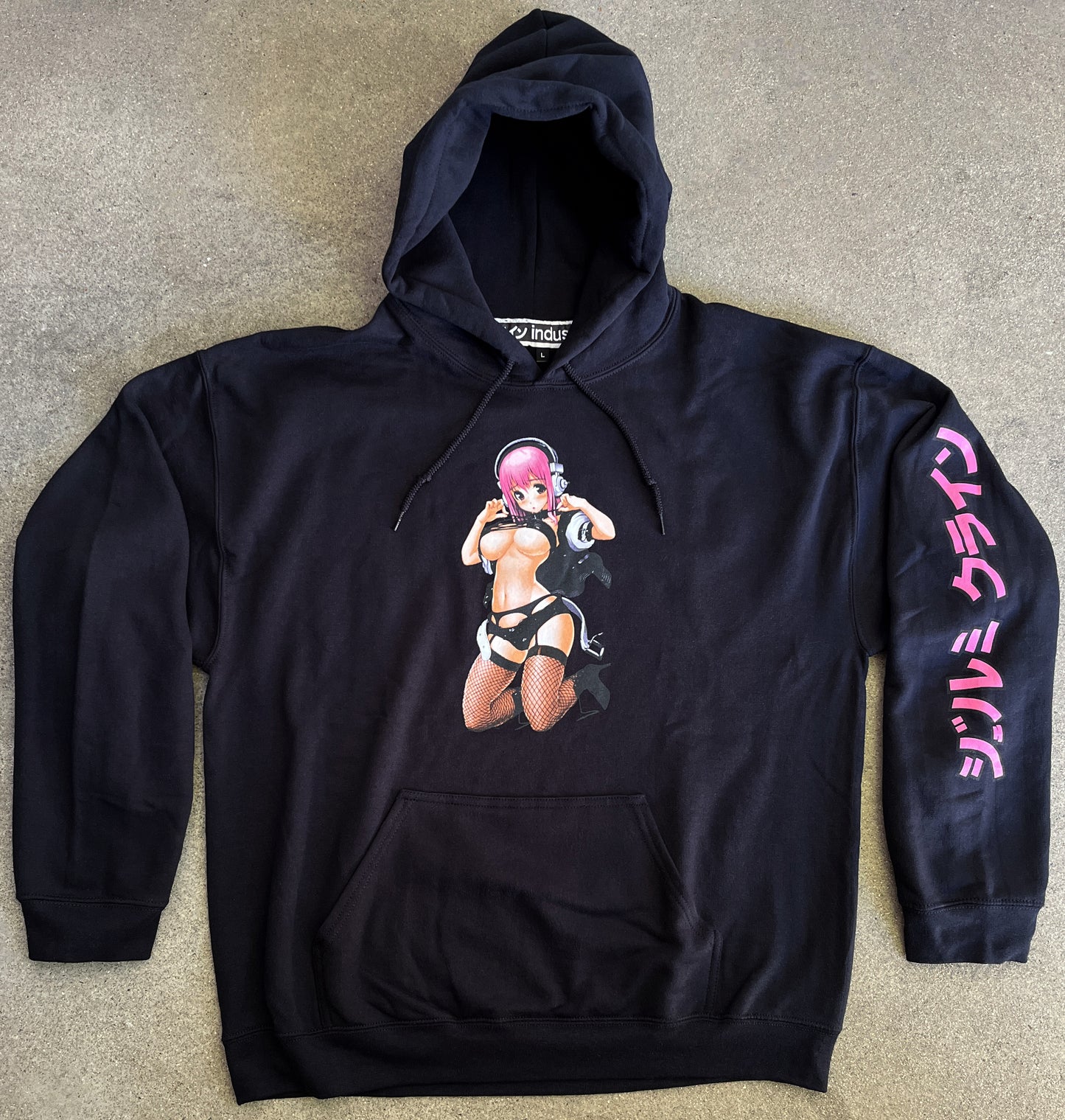 sonico hooded sweatshirt - BLACK