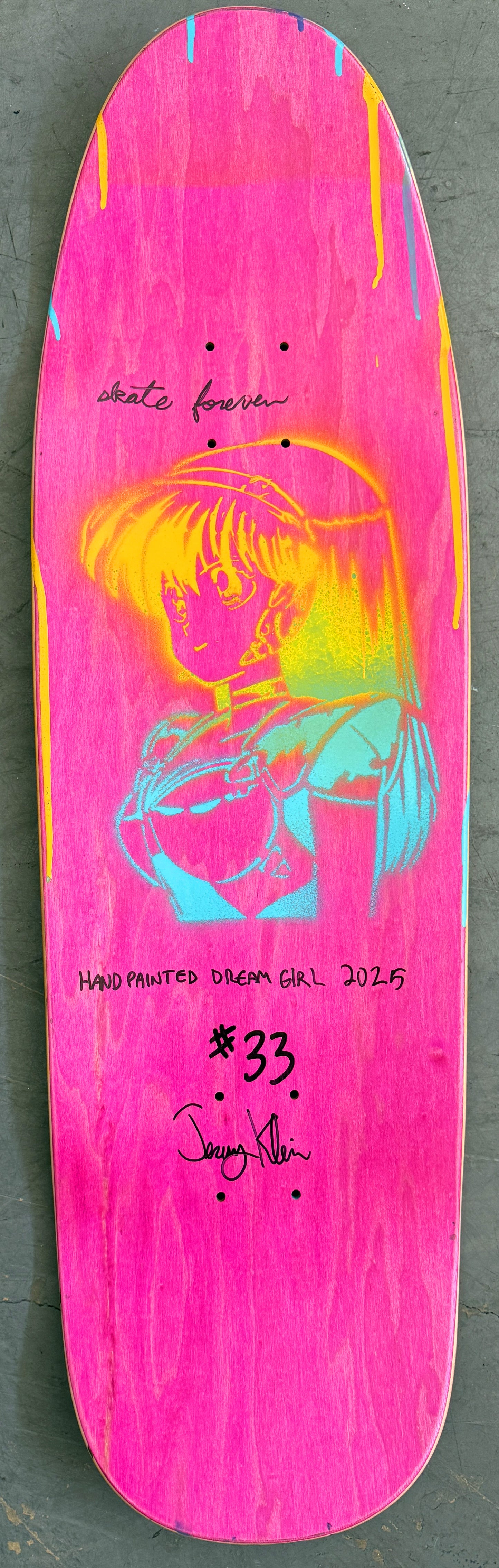 1 of 1 dream girl hand painted #33