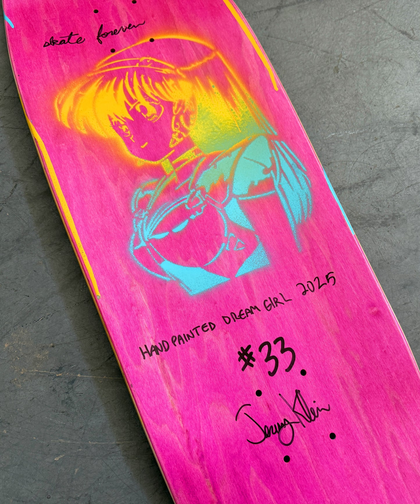 1 of 1 dream girl hand painted #33
