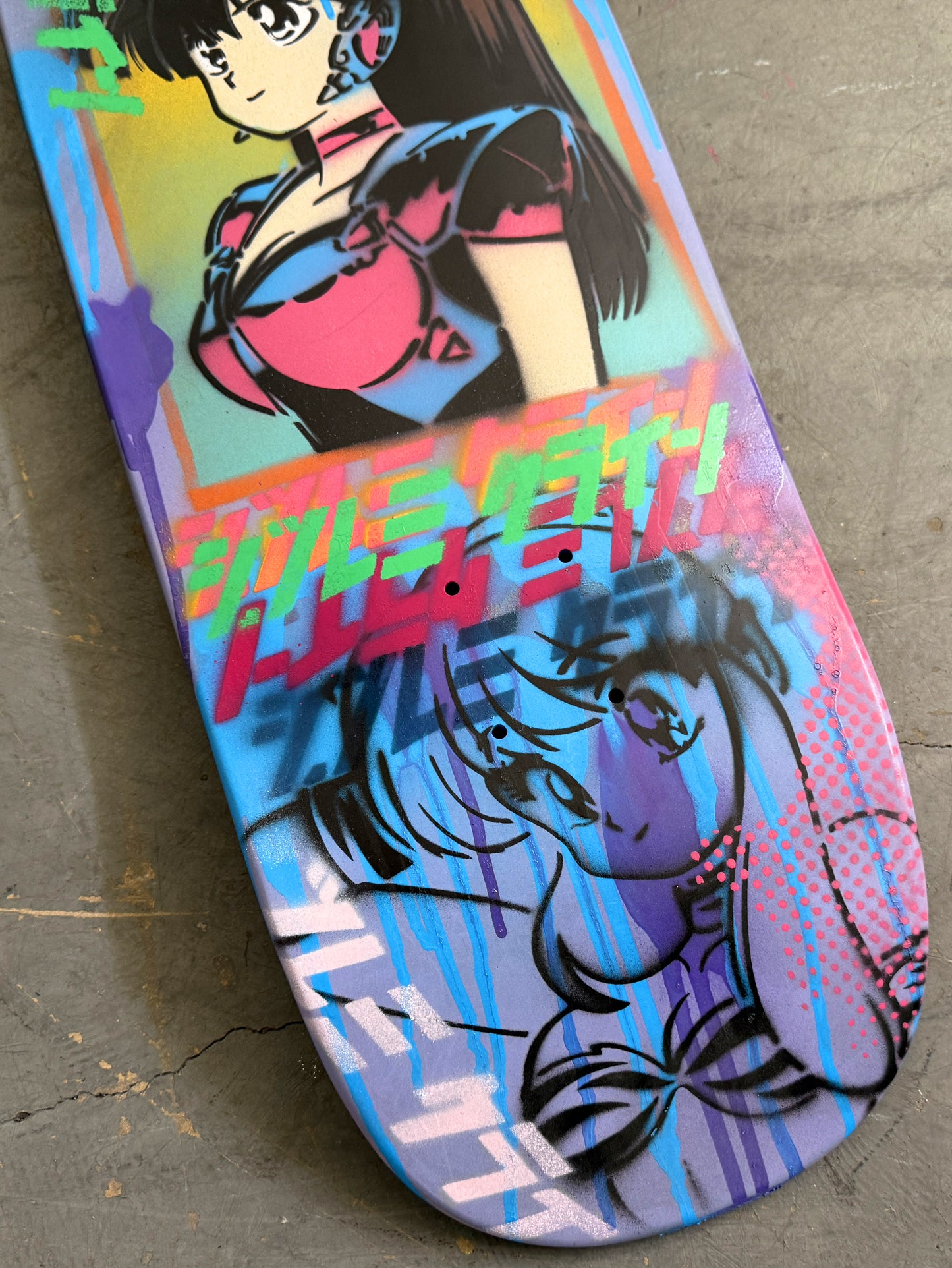 1 of 1 dream girl hand painted #35