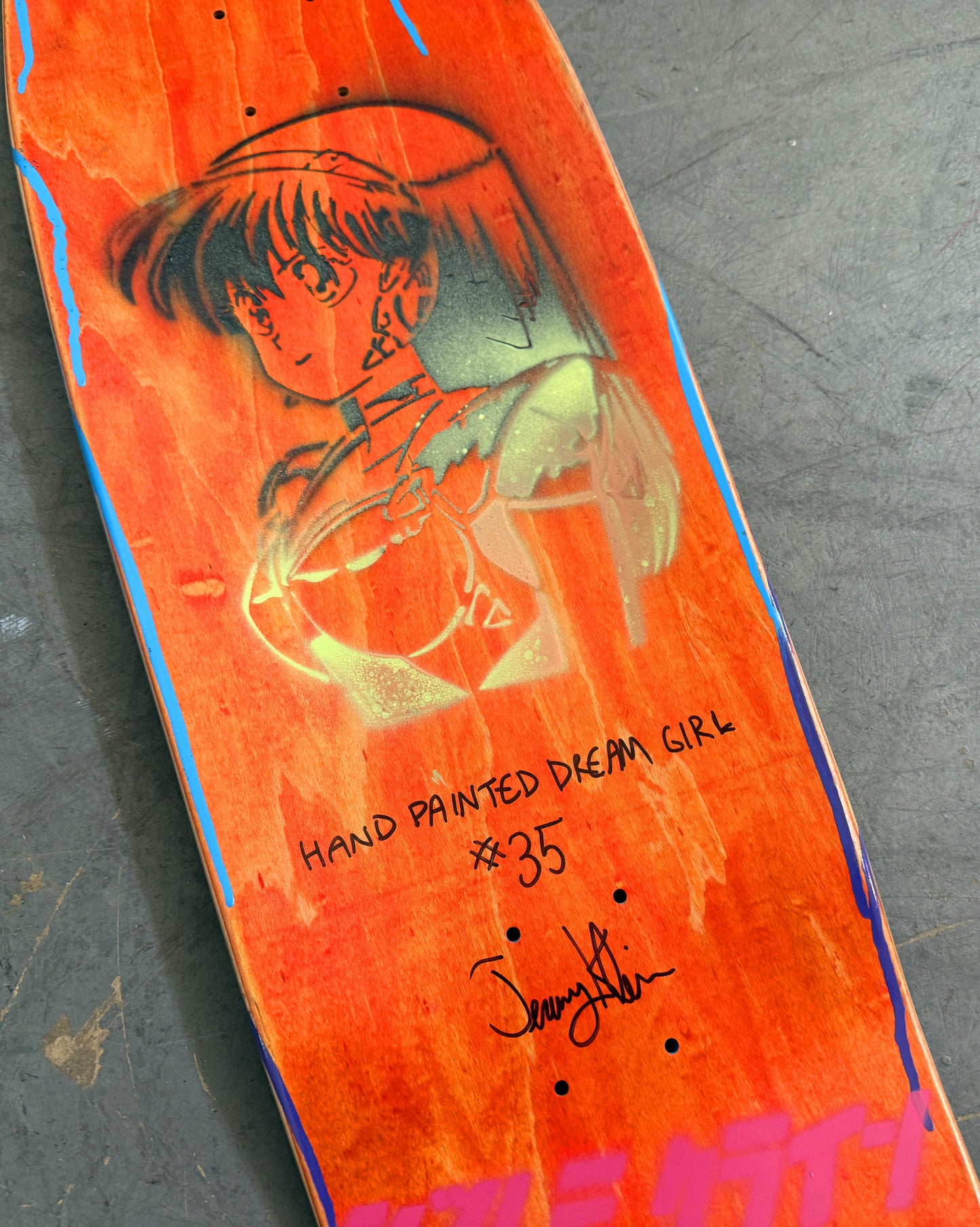 1 of 1 dream girl hand painted #35