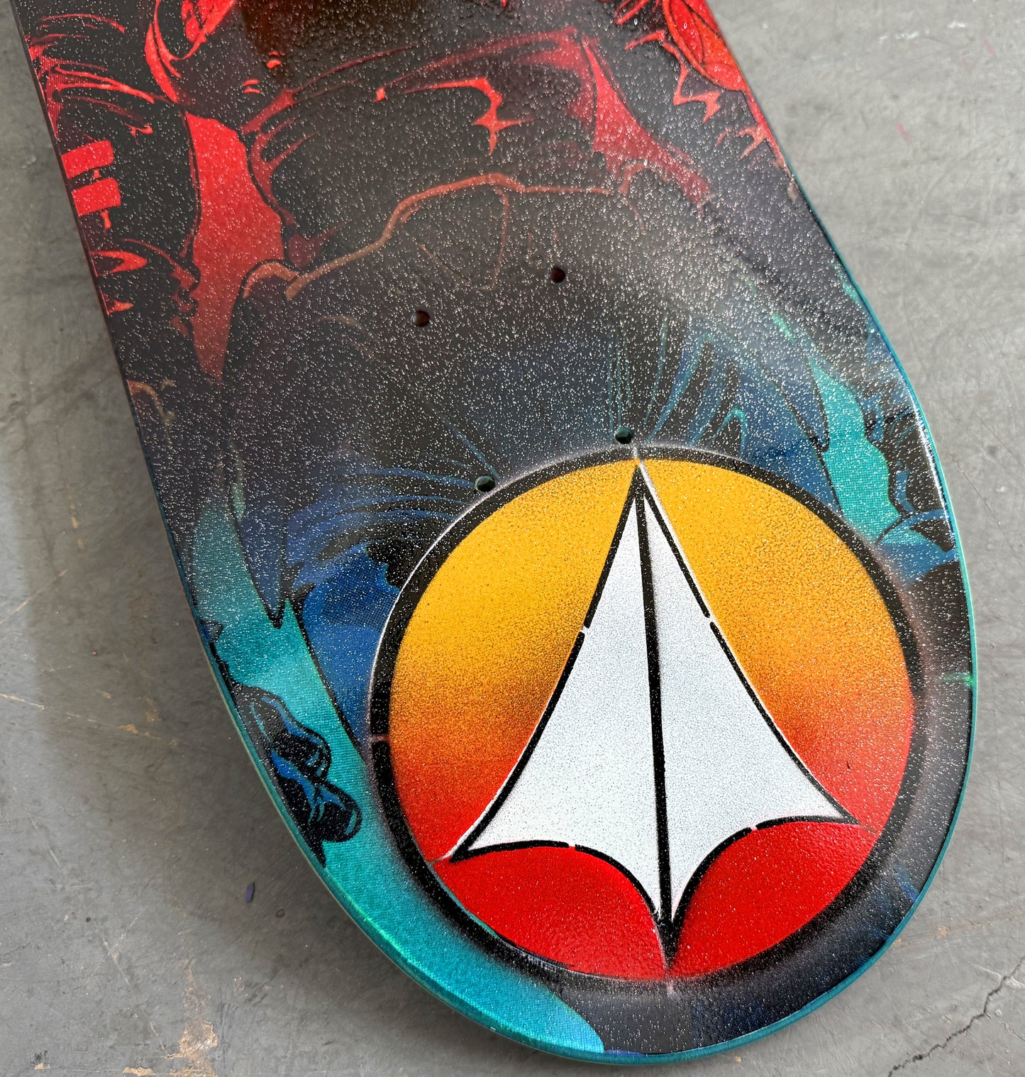 SIGNED macross 8.5 X 32.25 PURPLE/BLUE/RED LOGO STARDUST 1 of 1