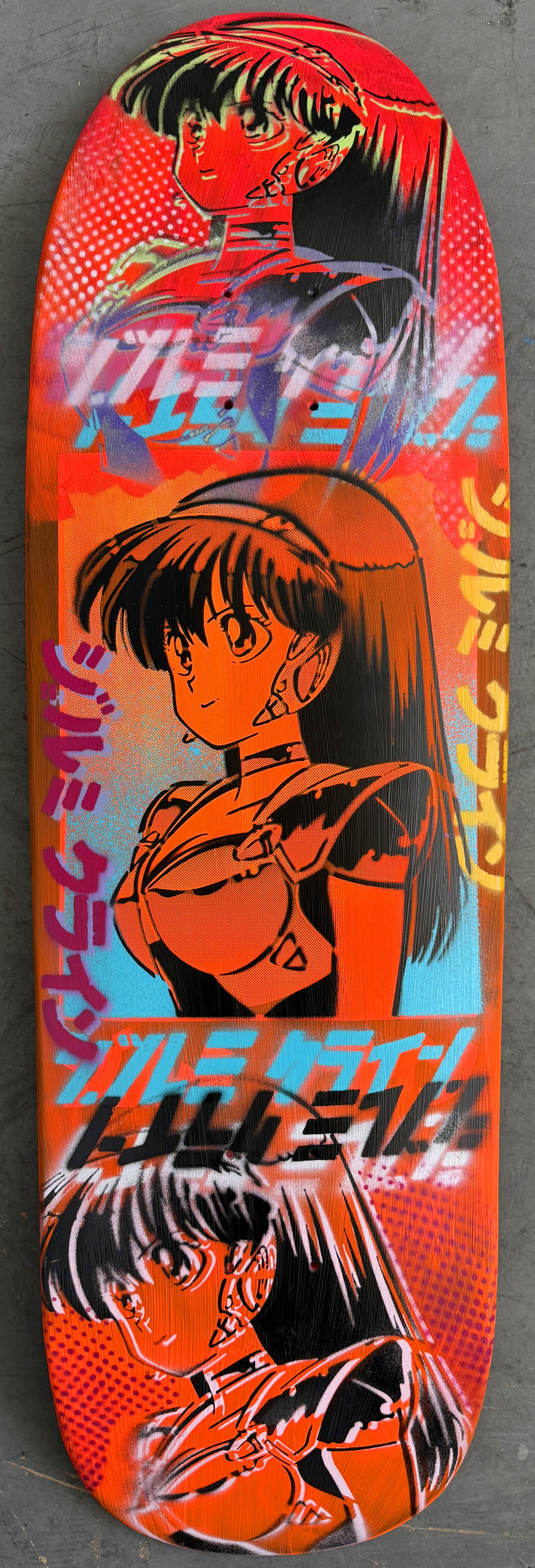 1 of 1 dream girl hand painted #37