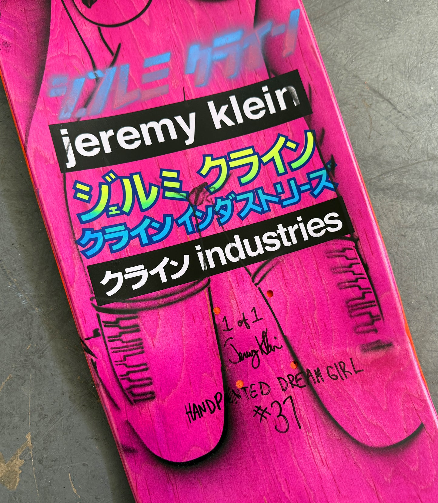 1 of 1 dream girl hand painted #37