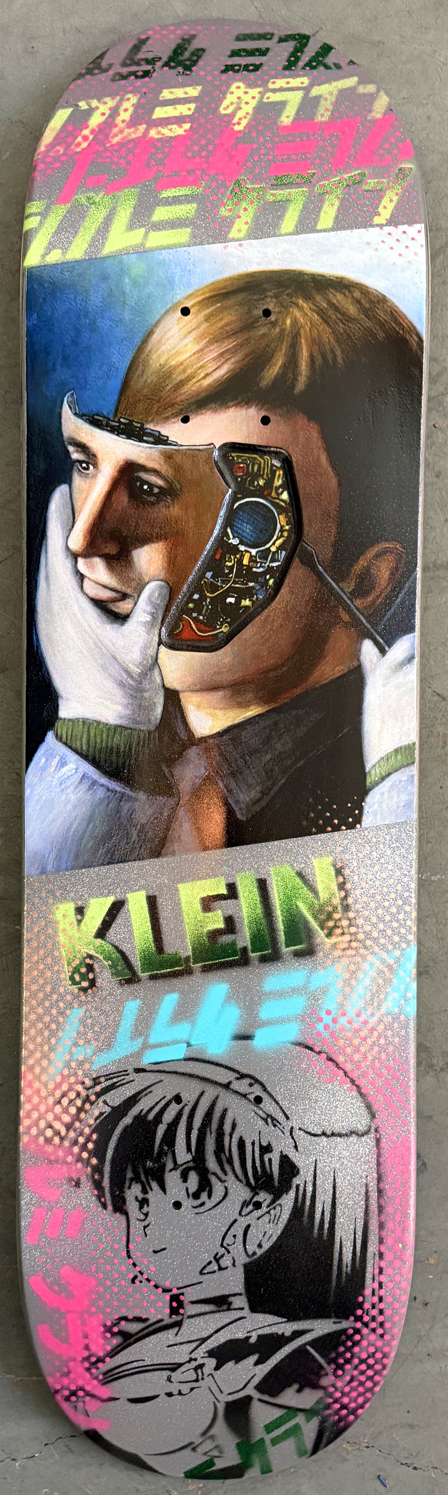 klein hammers 8.25 X 32.25 SILVER GLITTER MIXED PROCESS 1 of 1