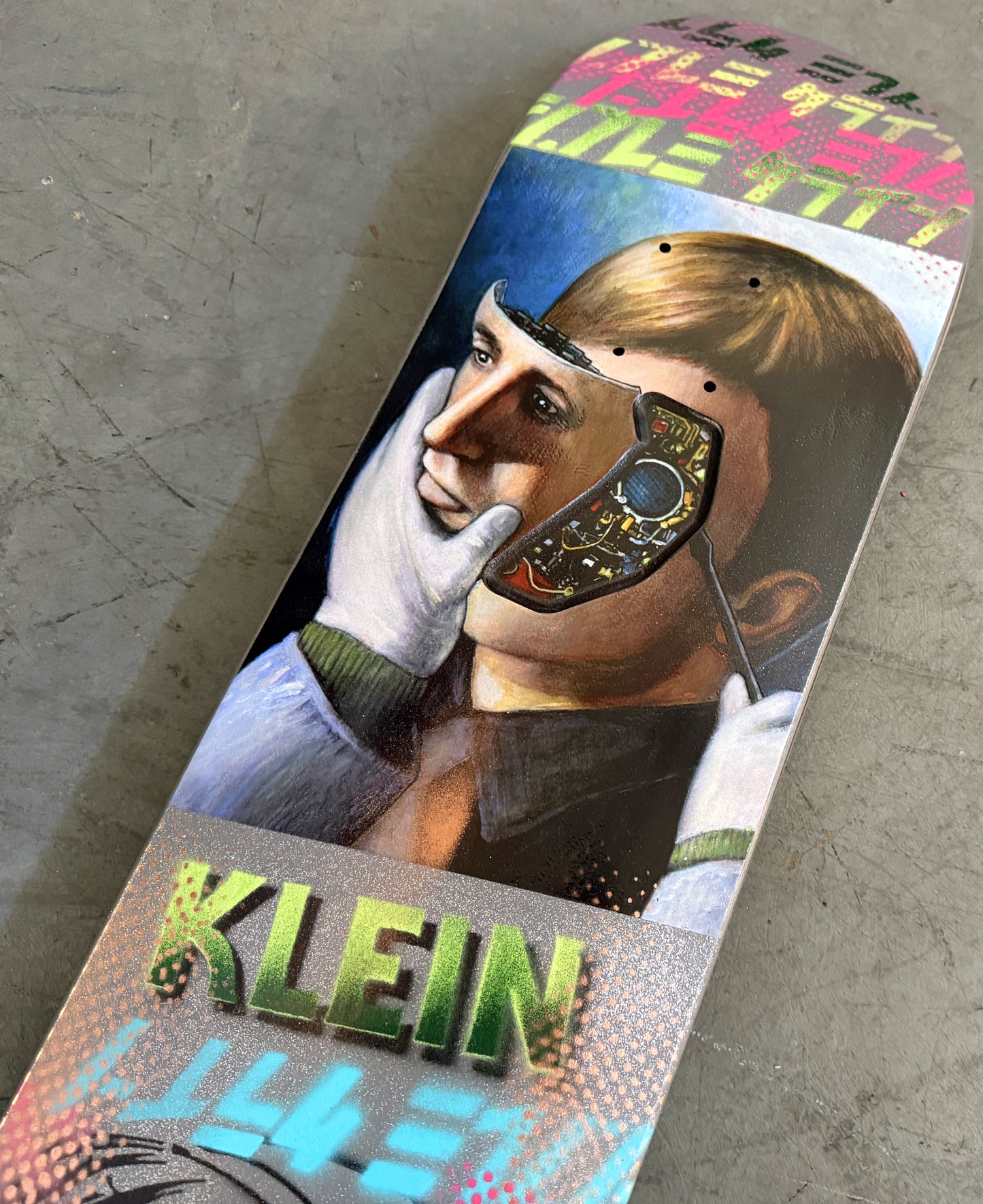 klein hammers 8.25 X 32.25 SILVER GLITTER MIXED PROCESS 1 of 1