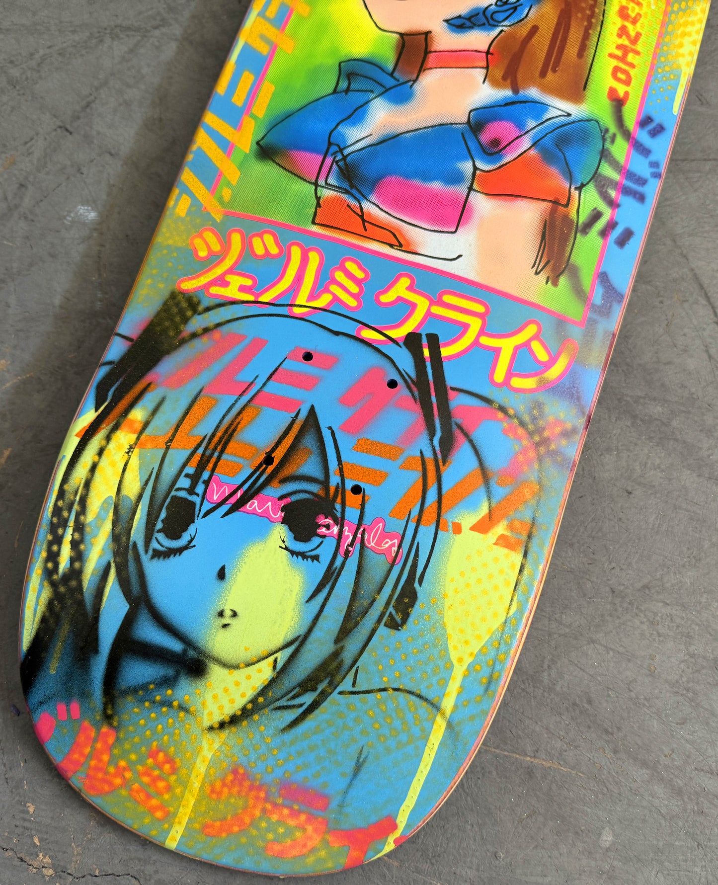 gonz dream girl BRIGHT BLUE/BLACK 9.5 X 31.75 1 OF 1