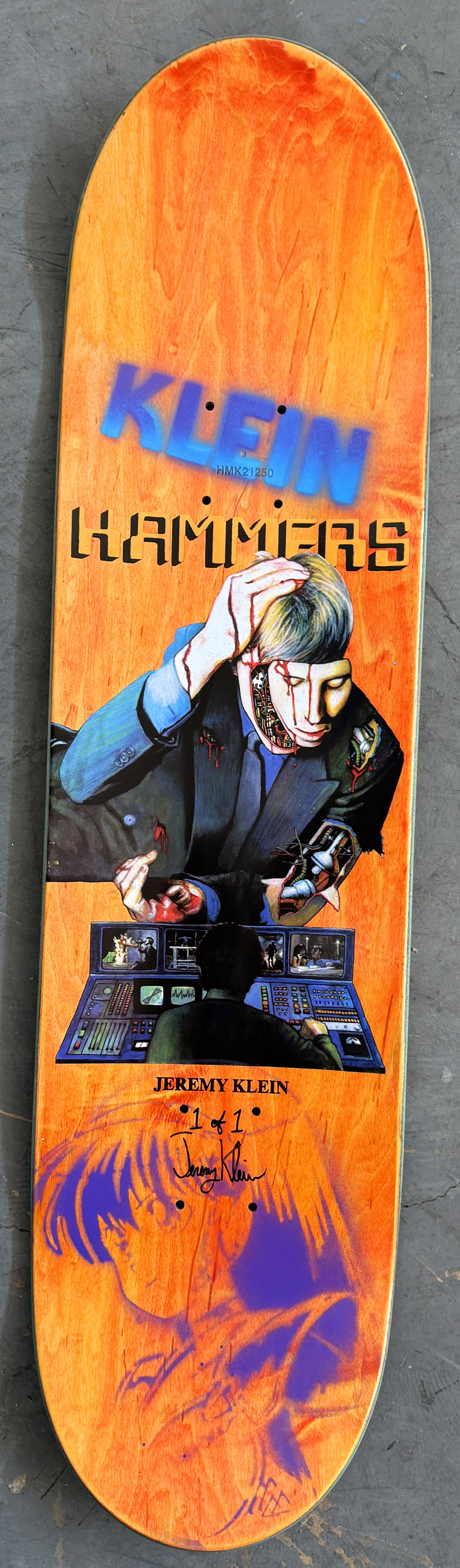 klein hammers 8.25 X 32.25 BEAUTIFUL BLUE MIXED PROCESS 1 of 1