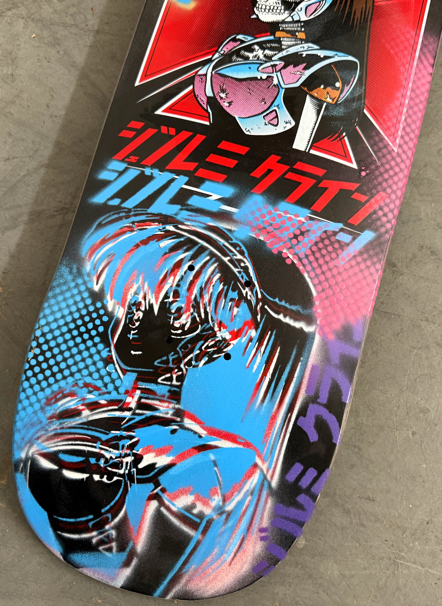 dream hawk BLACK/RED/BLUE 9.5 X 31.75 1 OF 1