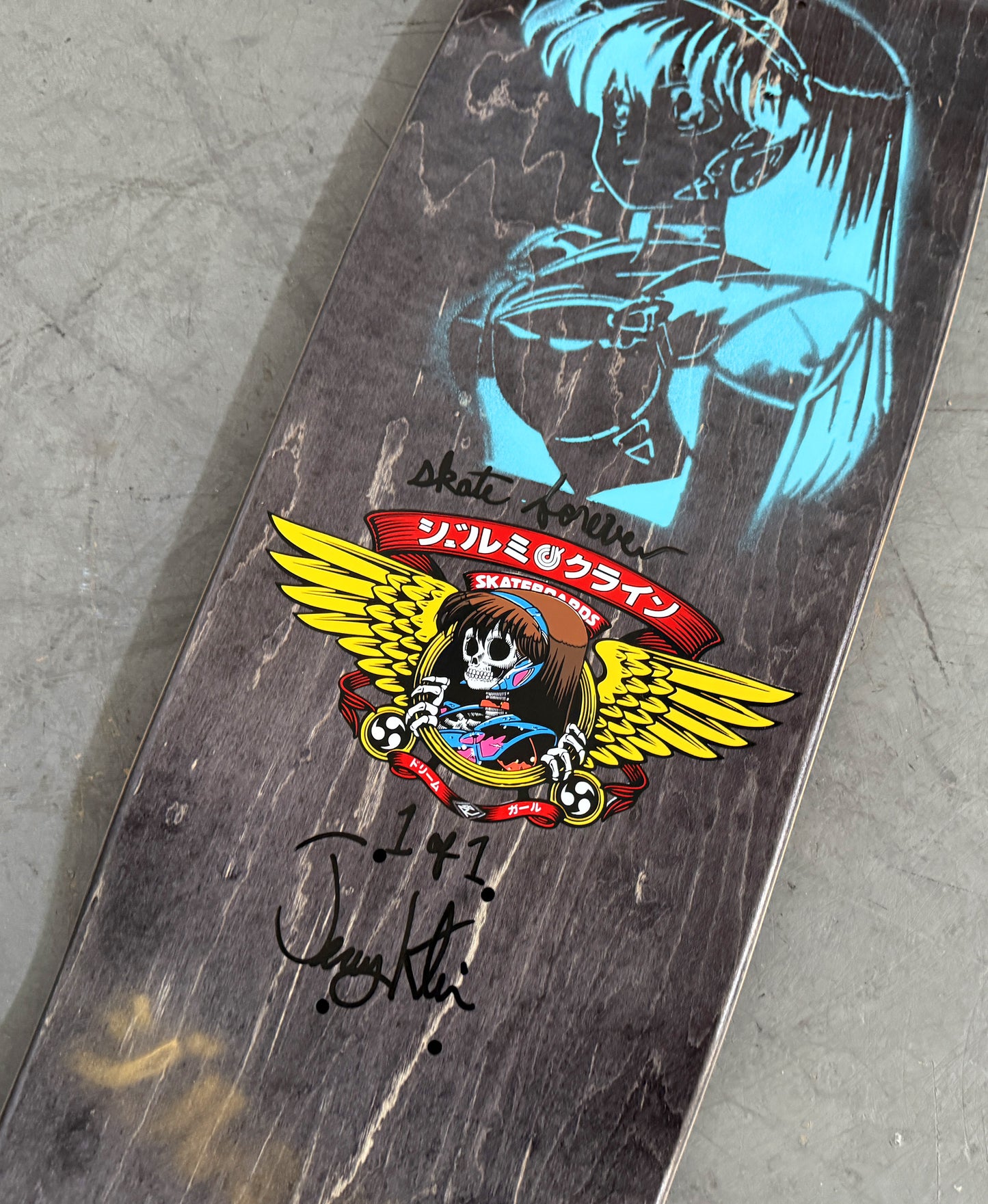 dream hawk BLACK/RED/BLUE 9.5 X 31.75 1 OF 1