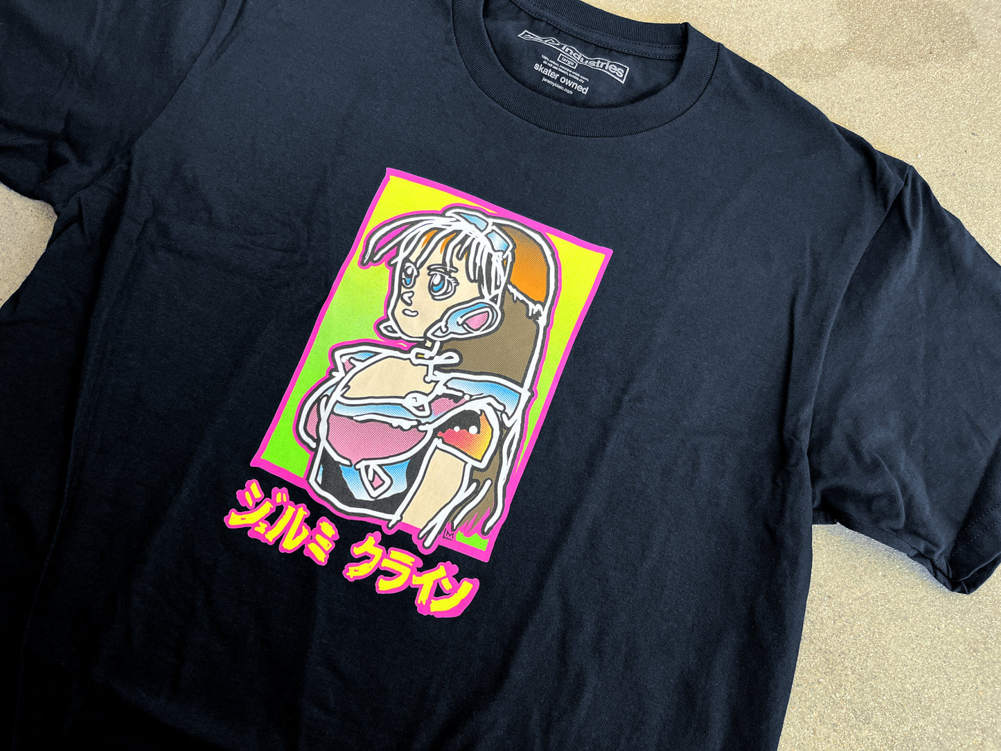 LANCE dream girl t-shirt BLACK