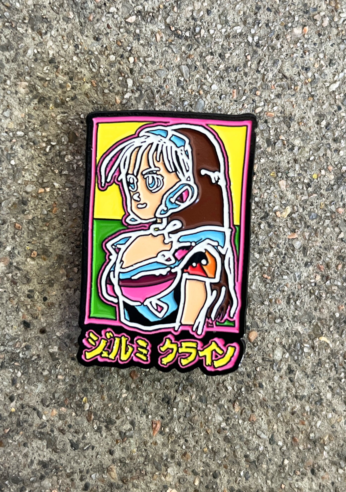 LANCE dream girl enamel pin