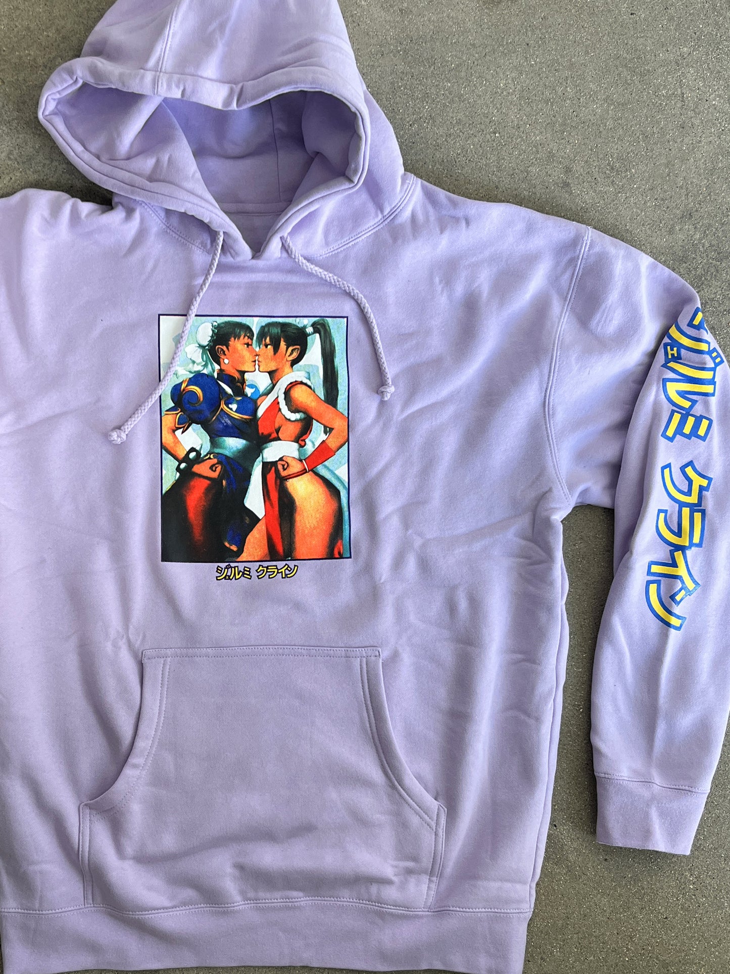 chun vs. mai hooded sweatshirt - LILAC