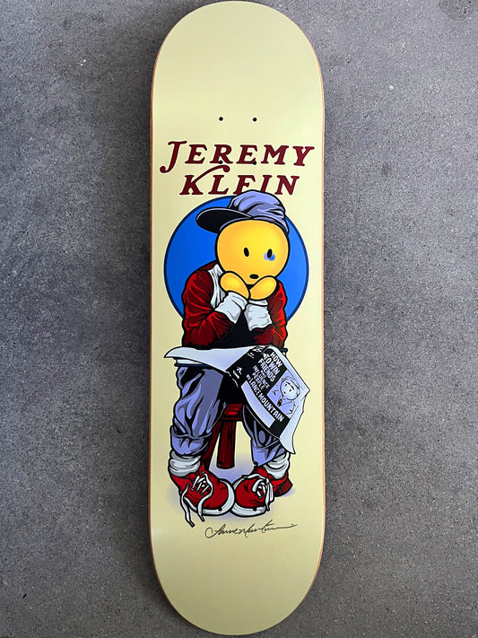 SIGNED BY LANCE black eye kid board by lance mountain 8.5 X 32.25