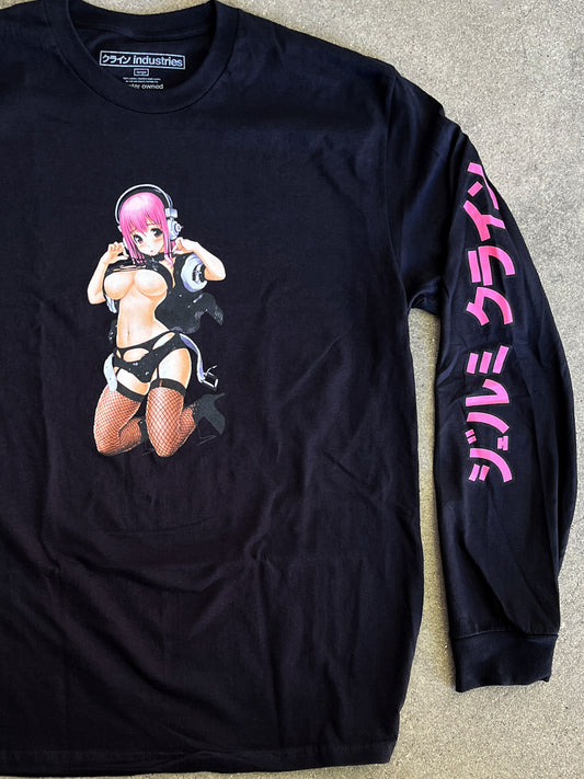 sonico LONG SLEEVE t-shirt - BLACK