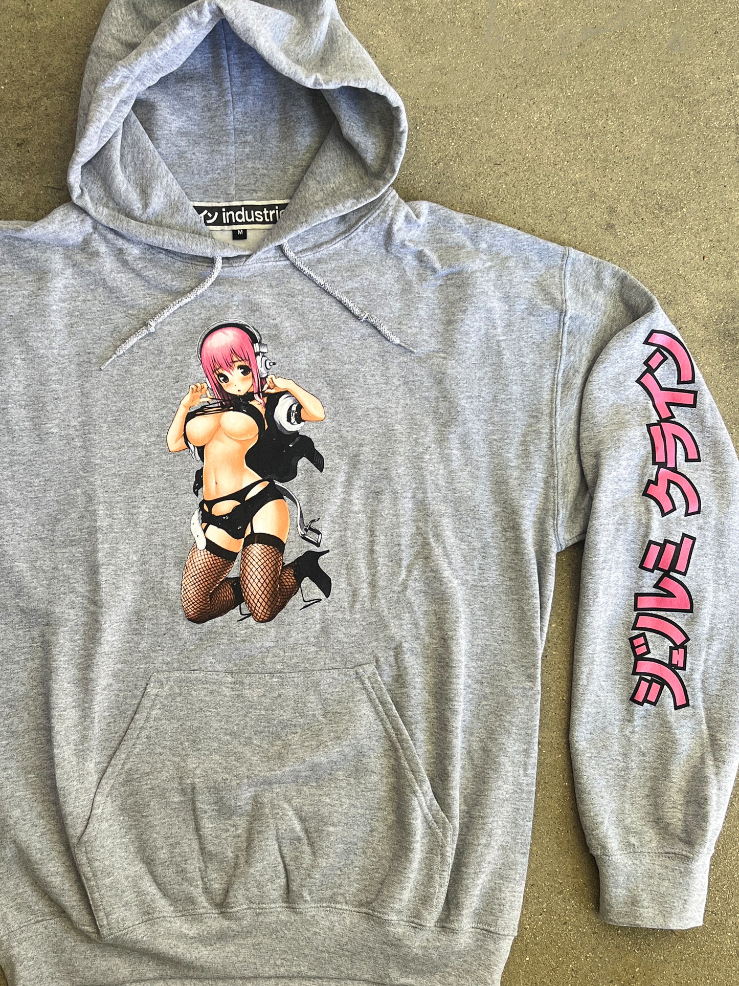 sonico hooded sweatshirt - HEATHER GREY