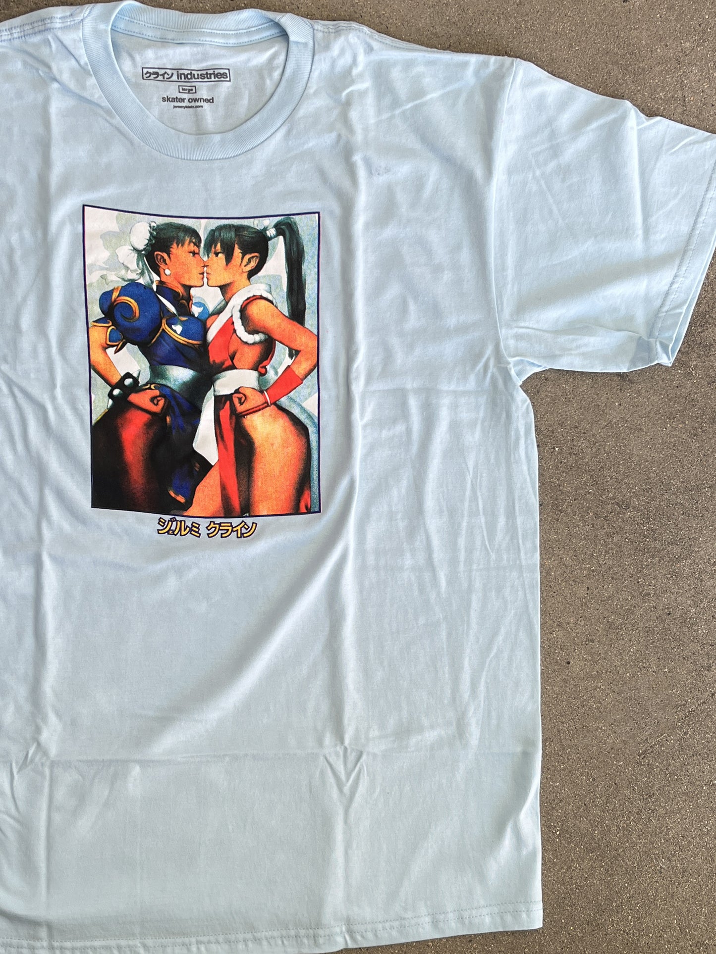 chun vs. mai t-shirt - LIGHT BLUE