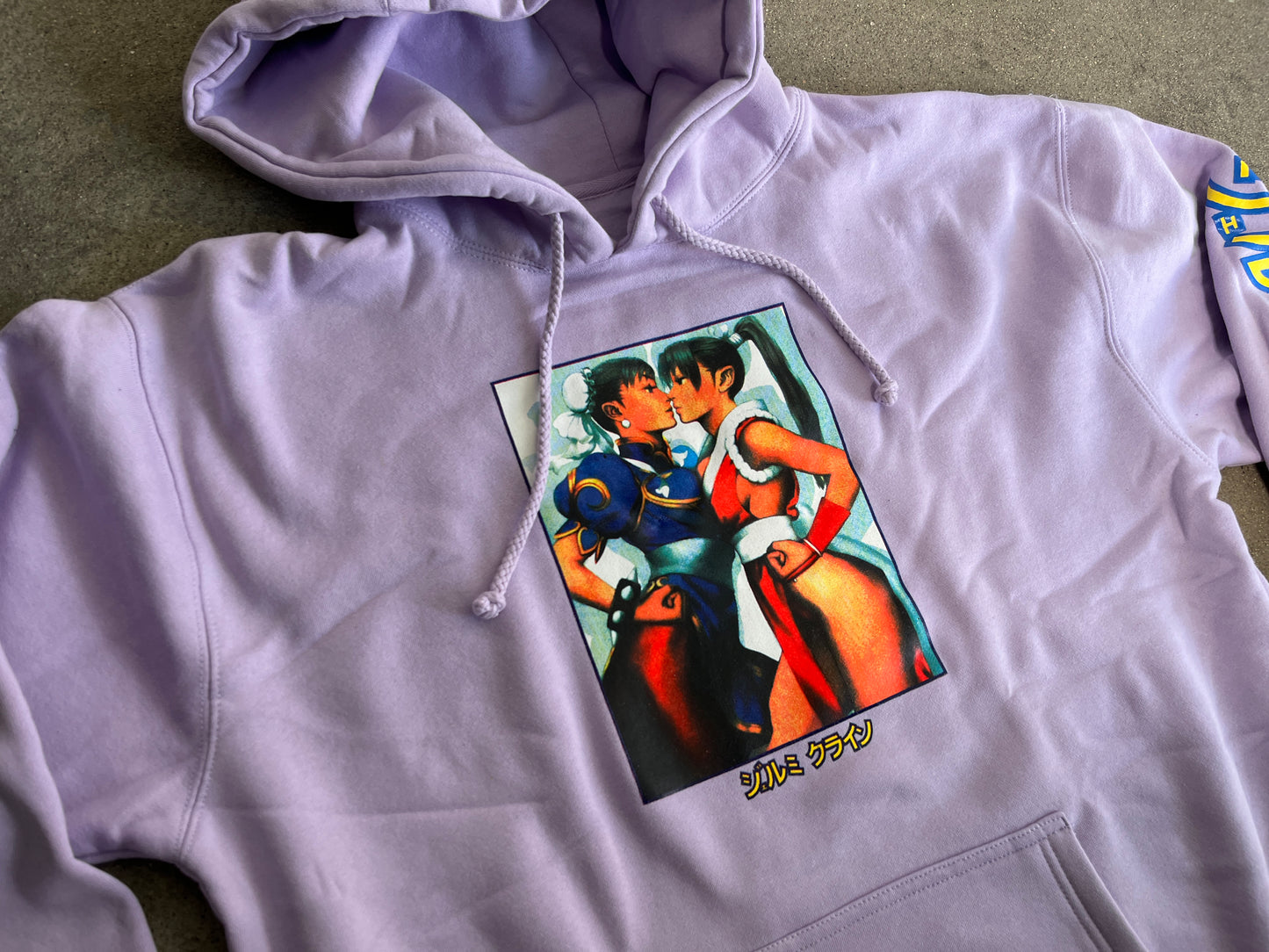 chun vs. mai hooded sweatshirt - LILAC