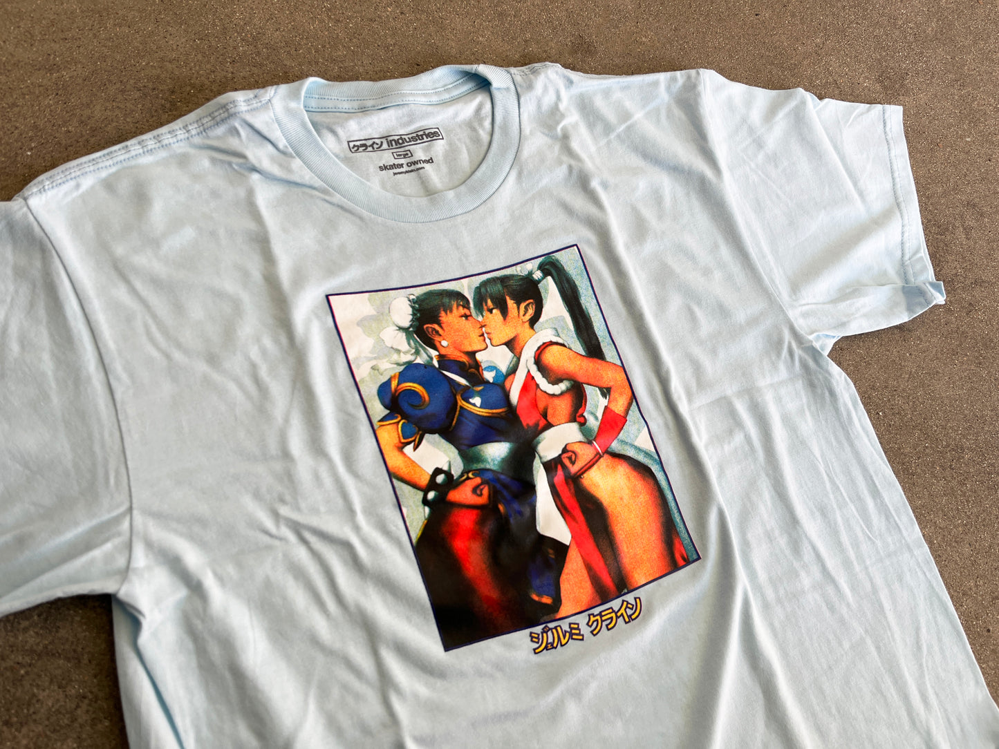 chun vs. mai t-shirt - LIGHT BLUE