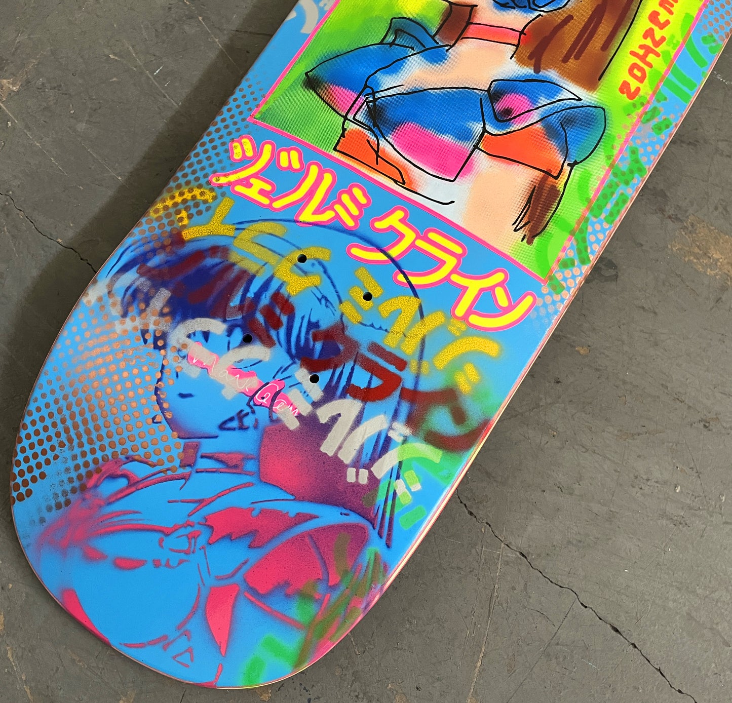 gonz dream girl LIGHT BLUE/PINK/BLUE 9.5 X 31.75 1 OF 1