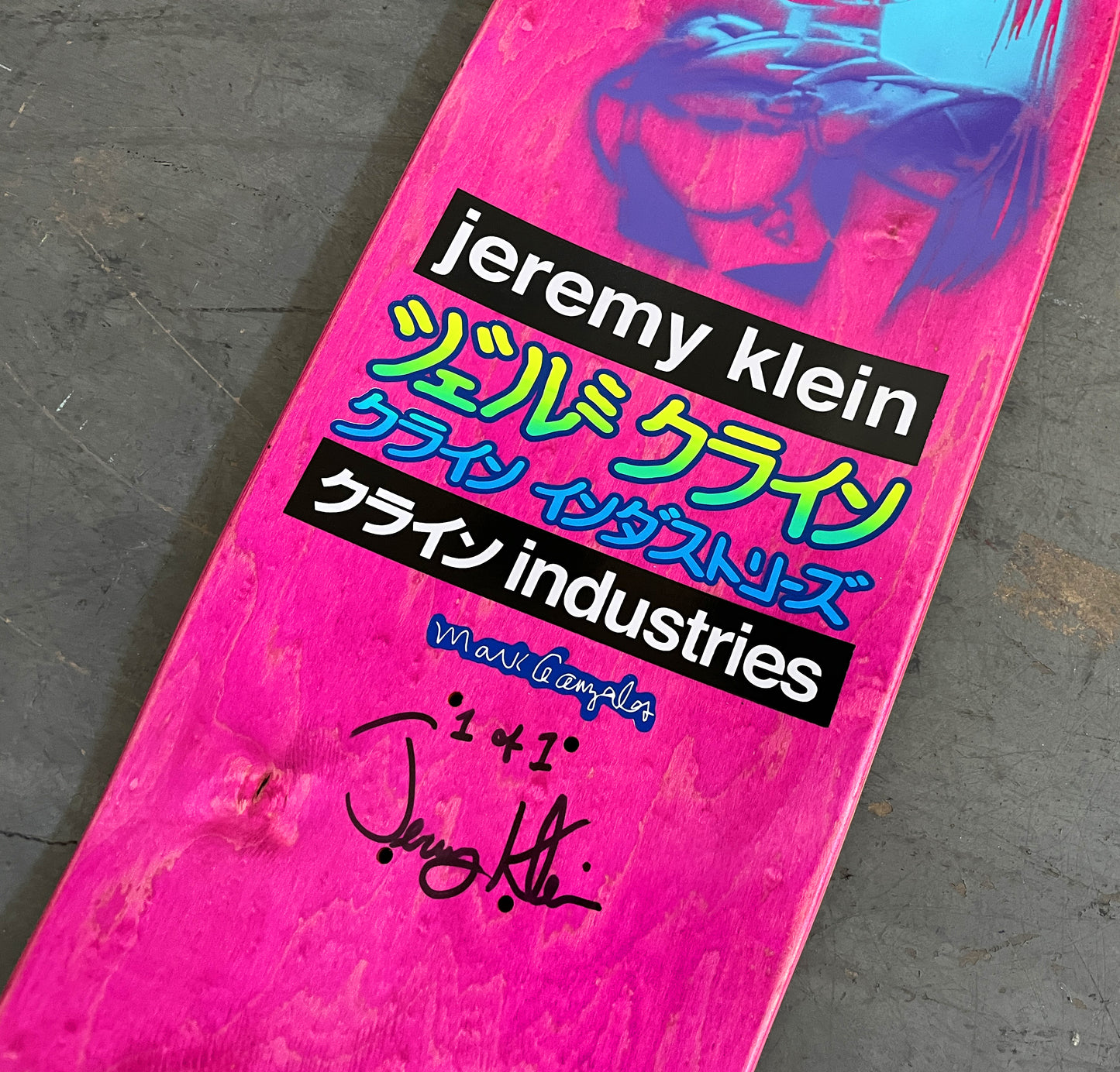 gonz dream girl YELLOW/PINK/BLUE 9.5 X 31.75 1 OF 1