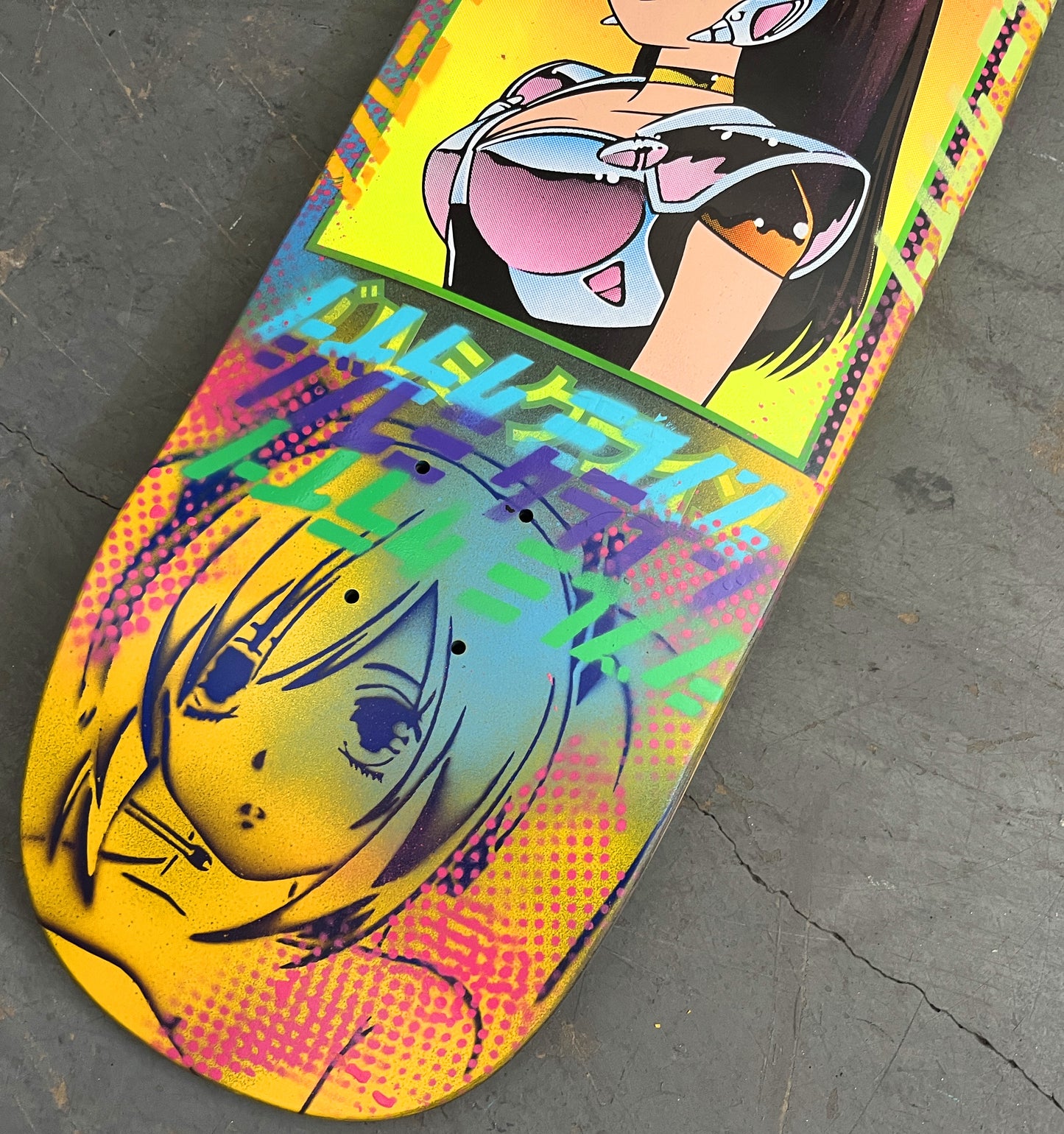 dream girl YELLOW/PINK/BLUE/ORANGE 9.5 X 31.75 1 OF 1