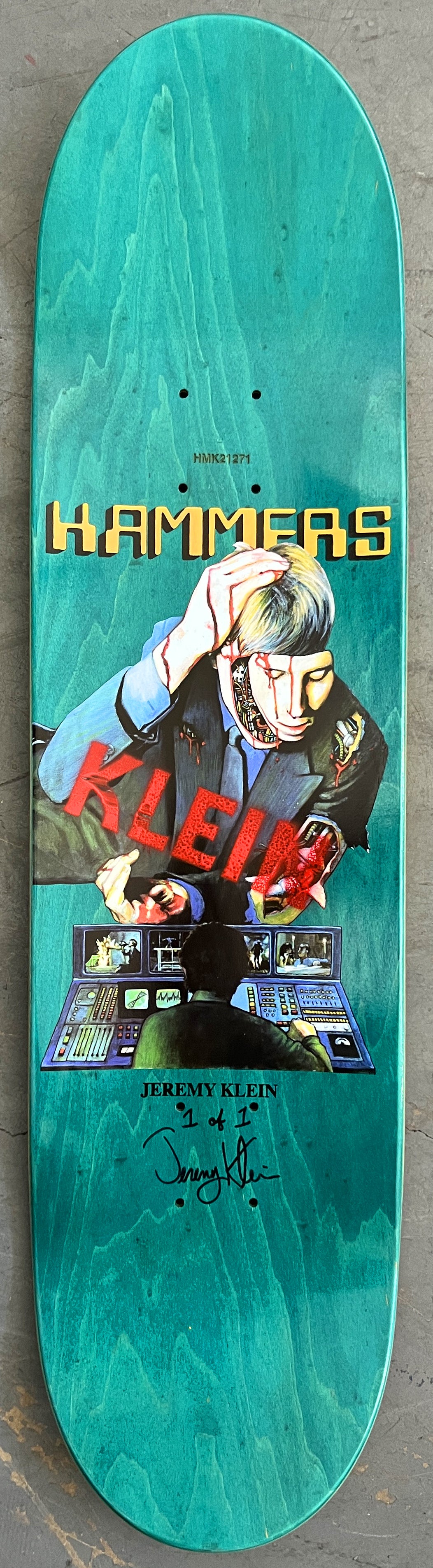 klein hammers 8.25 X 32.25 METALLIC BLUE/TEAL MIXED PROCESS 1 of 1
