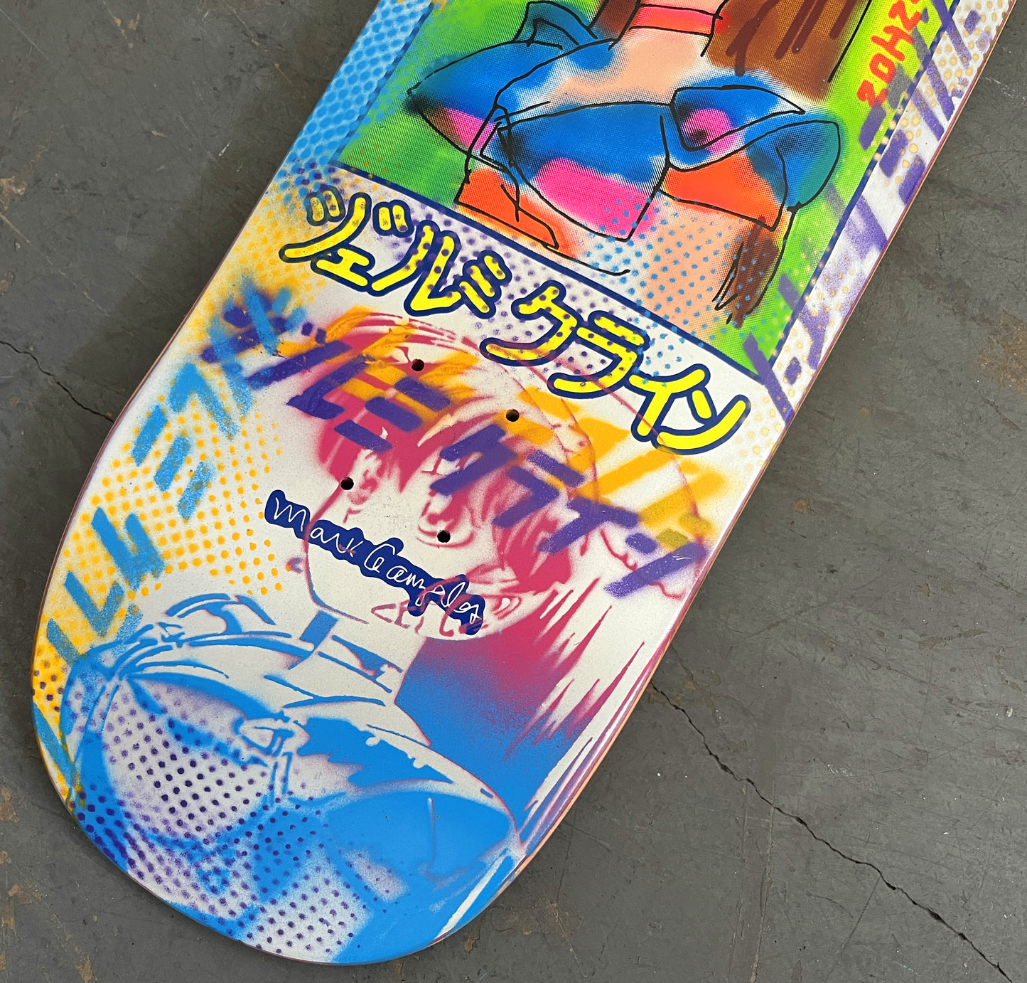 gonz dream girl PEARL WHITE/PINK/LIGHT BLUE/YELLOW 9.5 X 31.75 1 OF 1