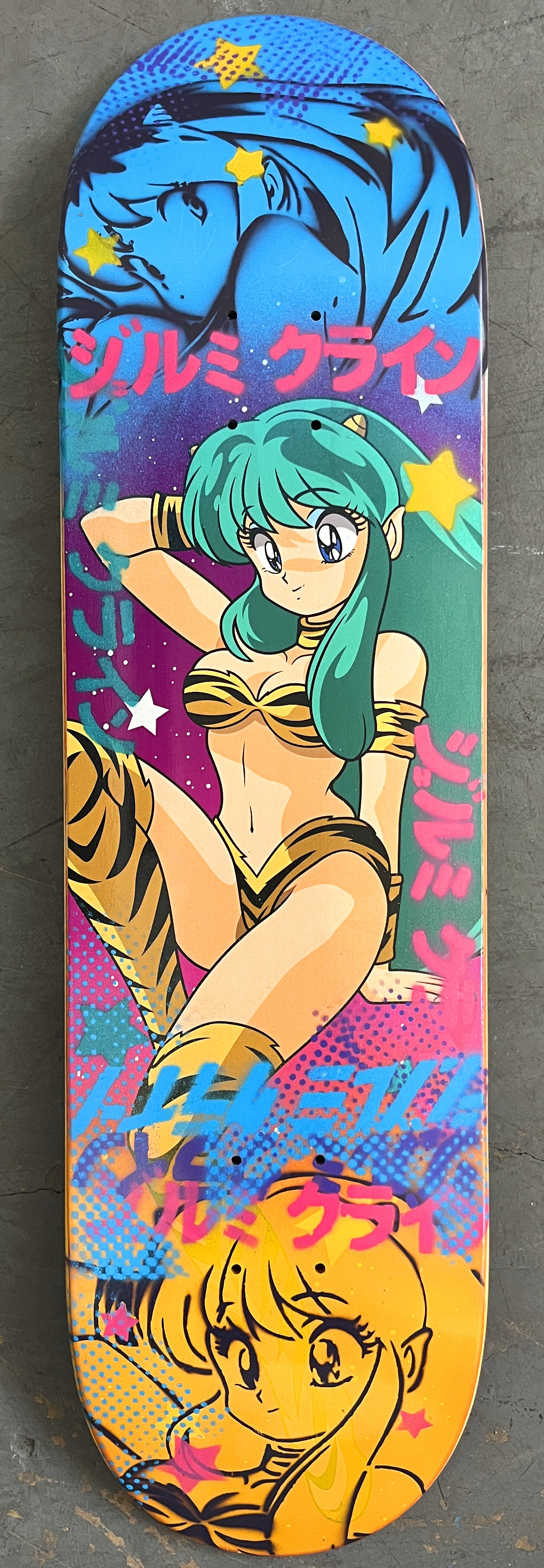 lum chan 2 8.25 X 32.25 BLUE/YELLOW MIXED PROCESS SIGNED 1 of 1