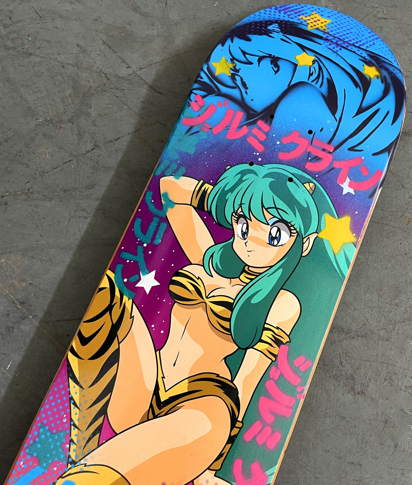 lum chan 2 8.25 X 32.25 BLUE/YELLOW MIXED PROCESS SIGNED 1 of 1