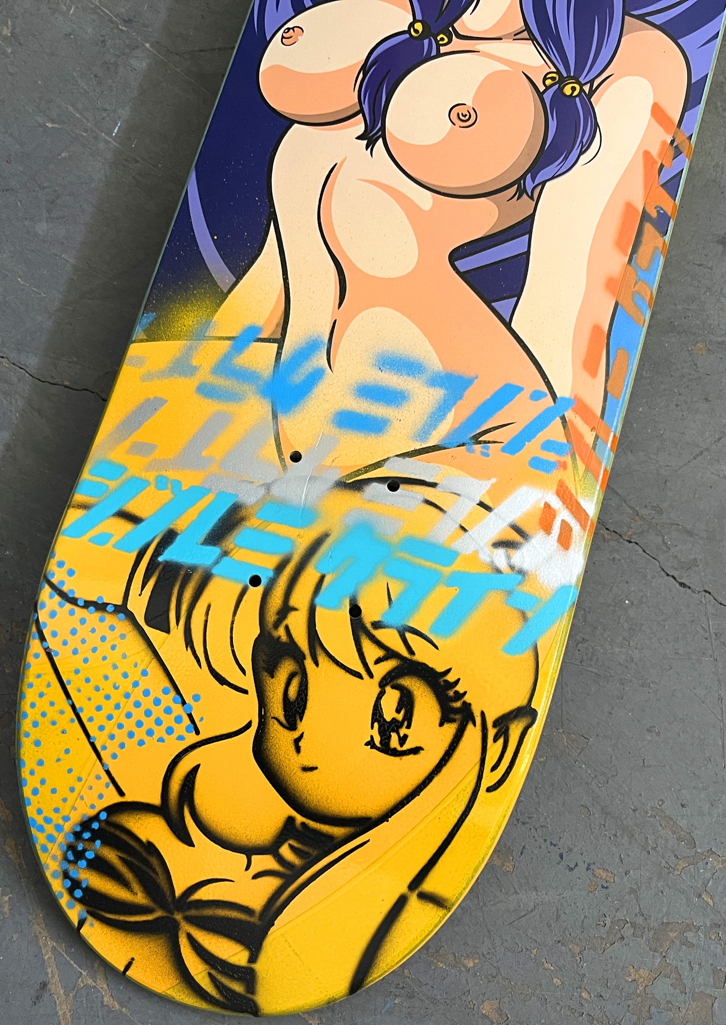 shampoo YELLOW/BLUE 8.25 X 32 MIXED PROCESS 1 OF 1 SIGNED