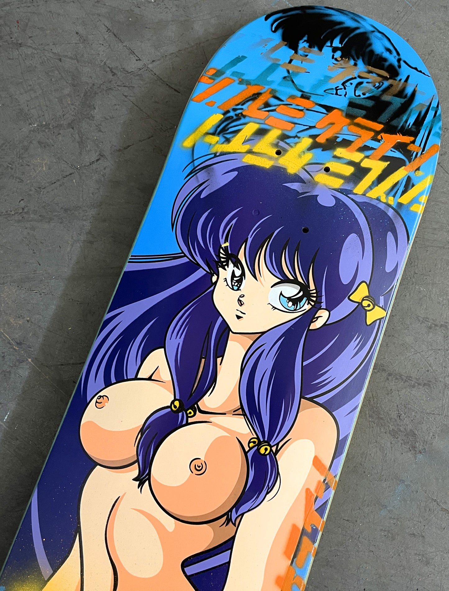 shampoo YELLOW/BLUE 8.25 X 32 MIXED PROCESS 1 OF 1 SIGNED