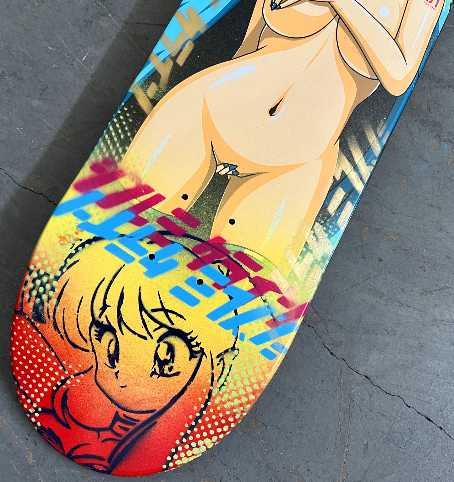 hatsune 8.25 X 32.25 SUNSET MIXED PROCESS SIGNED 1 of 1