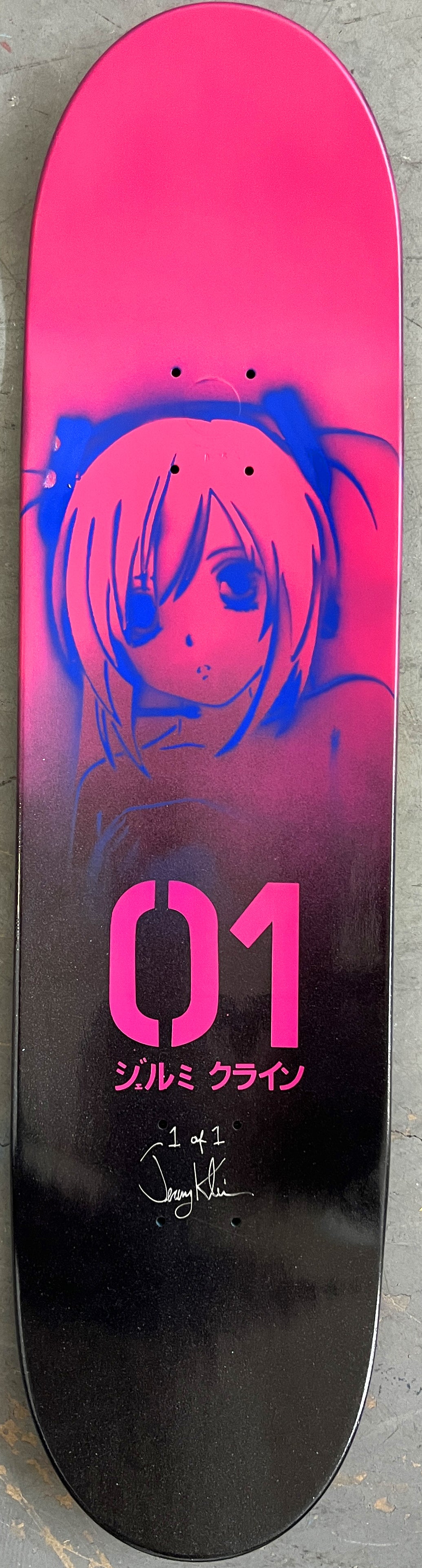 hatsune 8.25 X 32.25 SUNSET MIXED PROCESS SIGNED 1 of 1