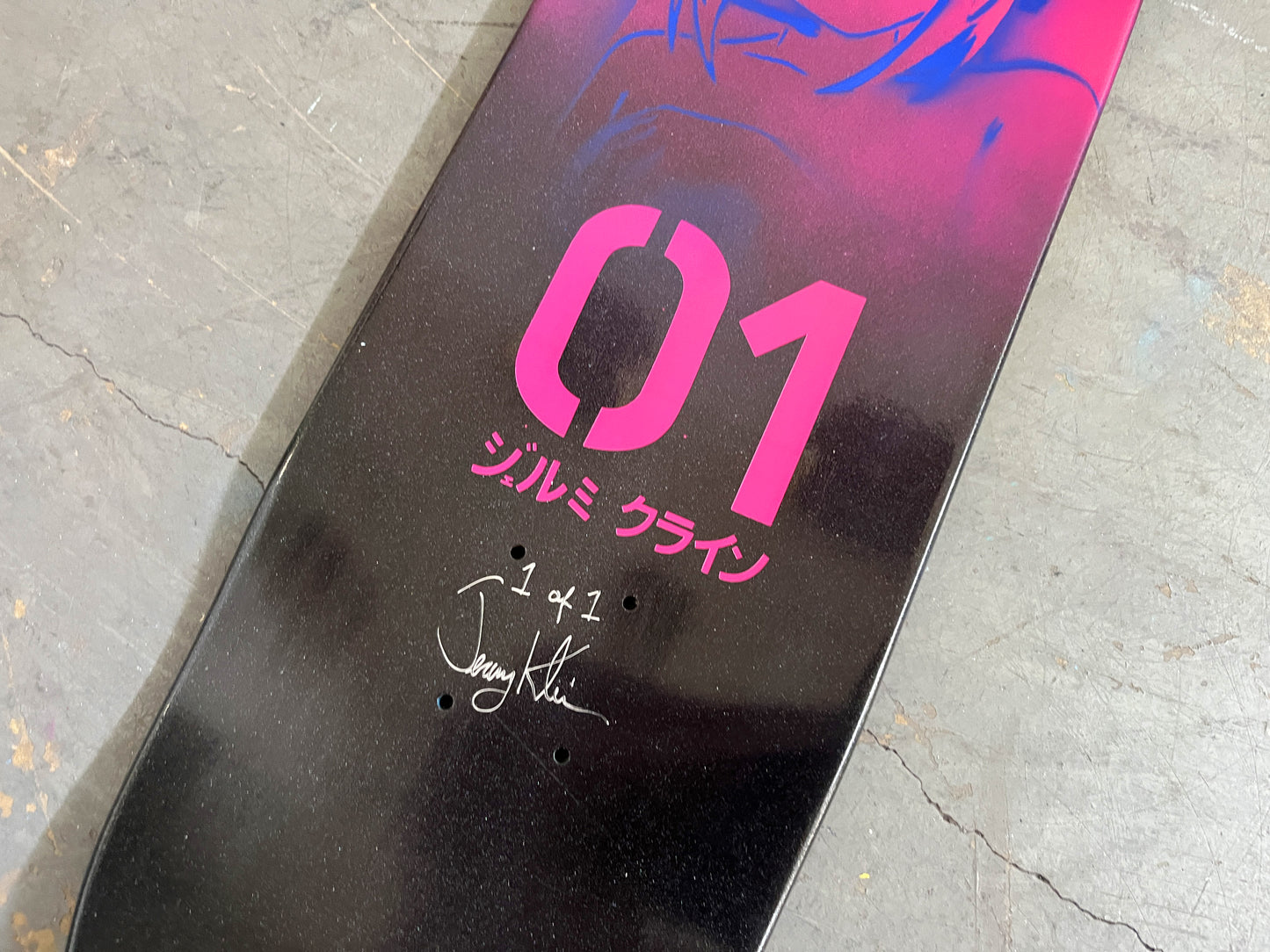 hatsune 8.25 X 32.25 SUNSET MIXED PROCESS SIGNED 1 of 1