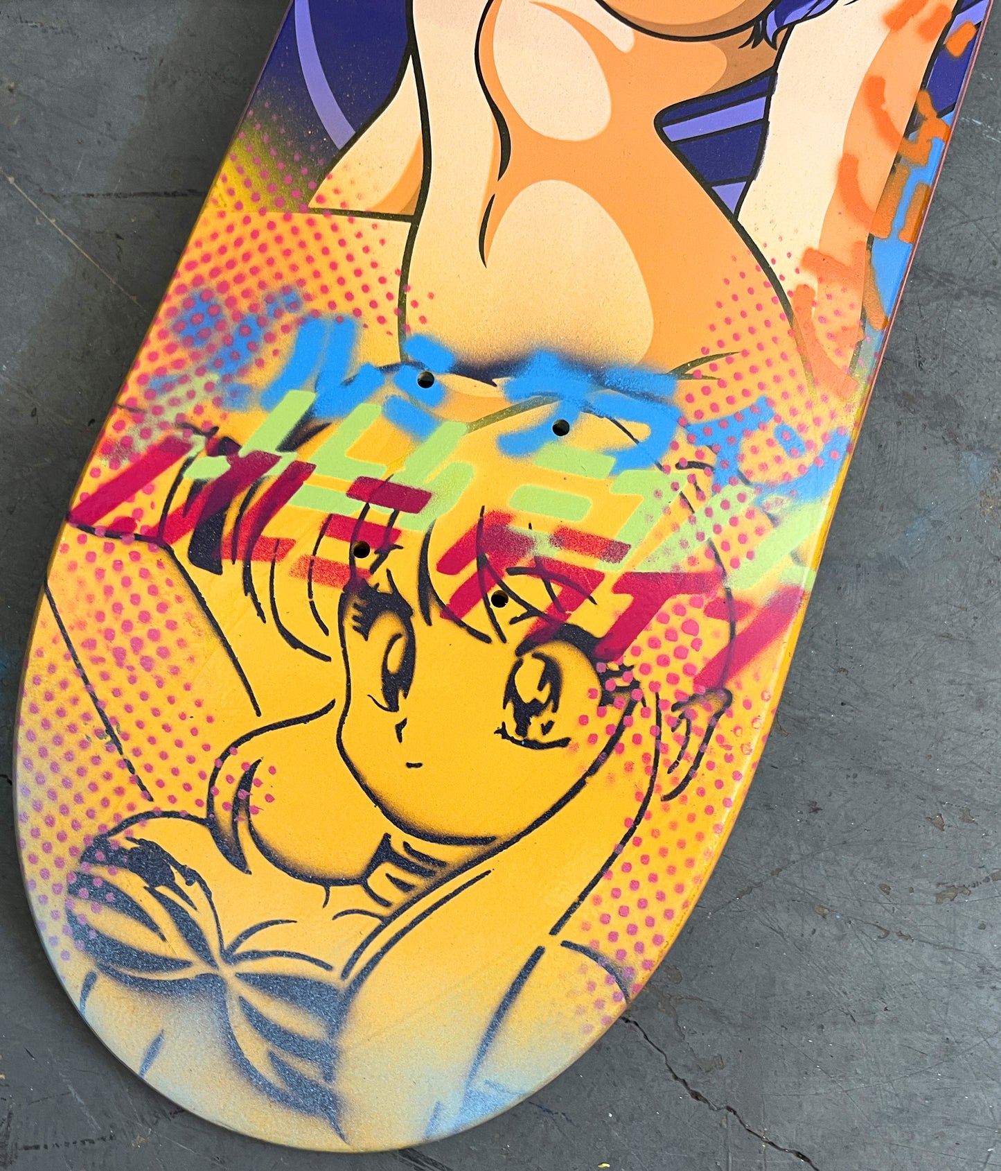 shampoo YELLOW/PURPLE 8.25 X 32 MIXED PROCESS 1 OF 1 SIGNED