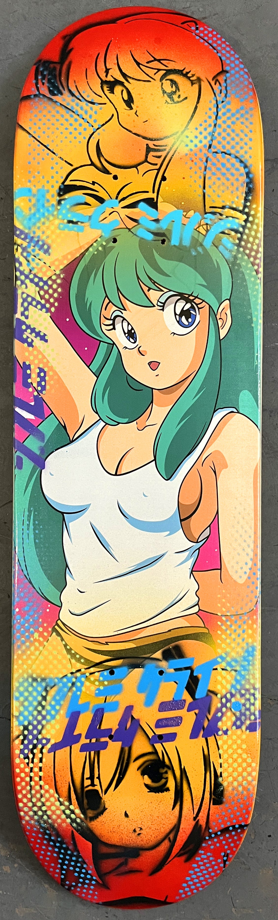 lum chan 3 8.25 X 32.25 SUNSET MIXED PROCESS SIGNED 1 of 1
