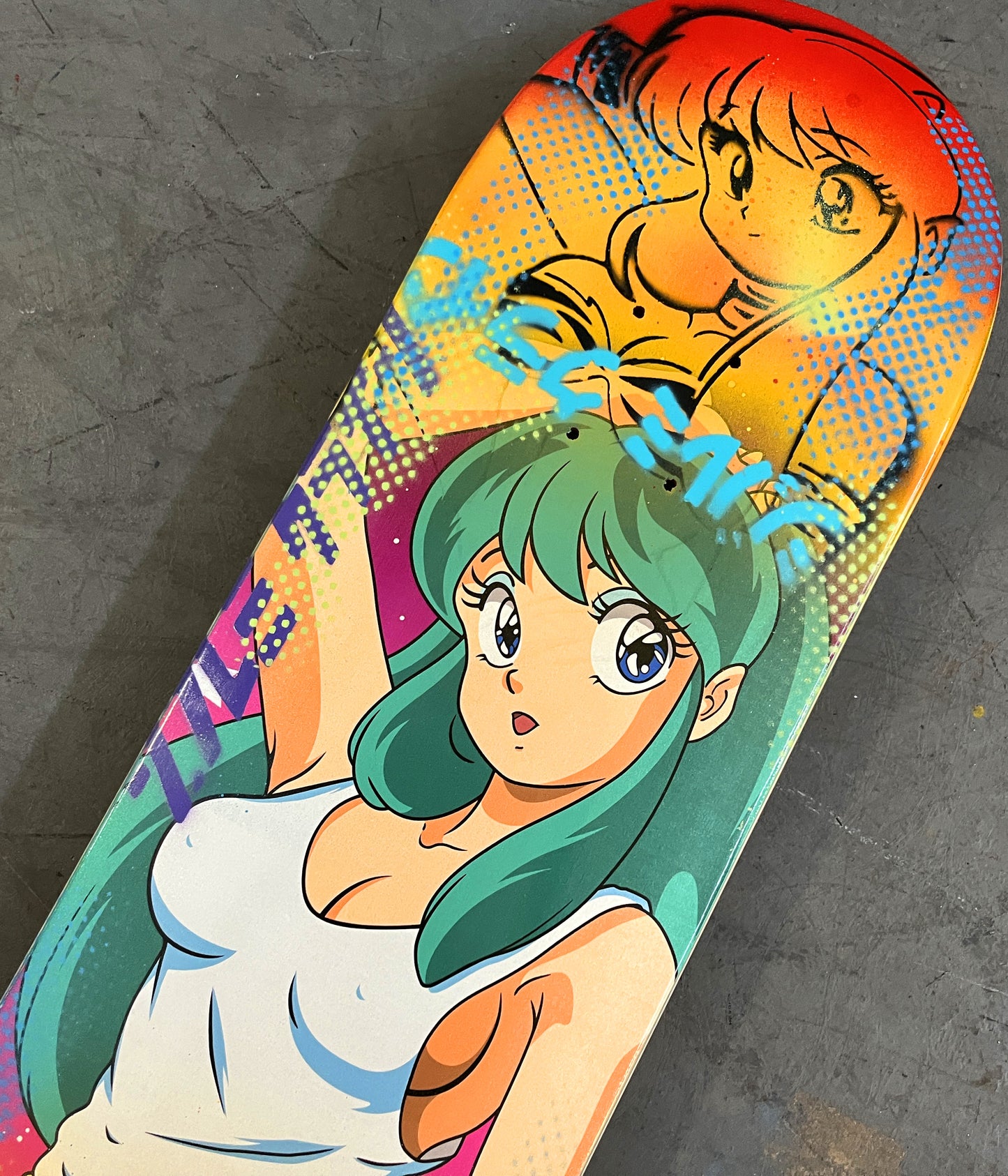 lum chan 3 8.25 X 32.25 SUNSET MIXED PROCESS SIGNED 1 of 1
