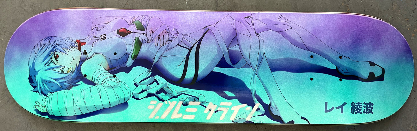 rei 3 8.25 X 32.25 ANODIZED PURPLE/AQUA MIXED PROCESS SIGNED 1 of 1