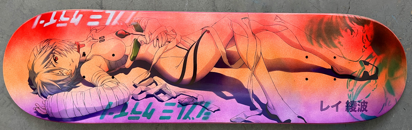 rei 3 8.25 X 32.25 ANODIZED RED/ORANGE/PURPLE MIXED PROCESS SIGNED 1 of 1