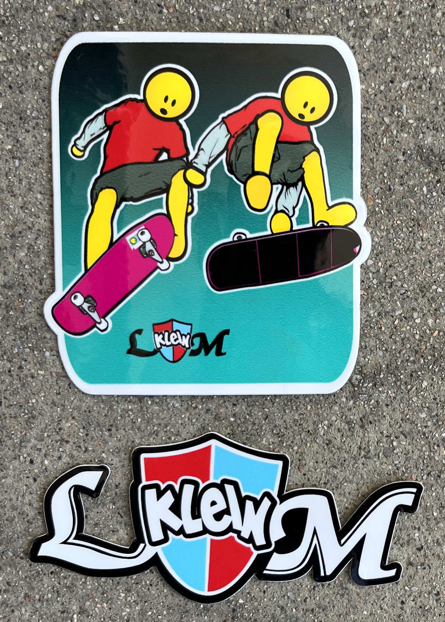 lance mountain klein kickflip limited edition sticker set